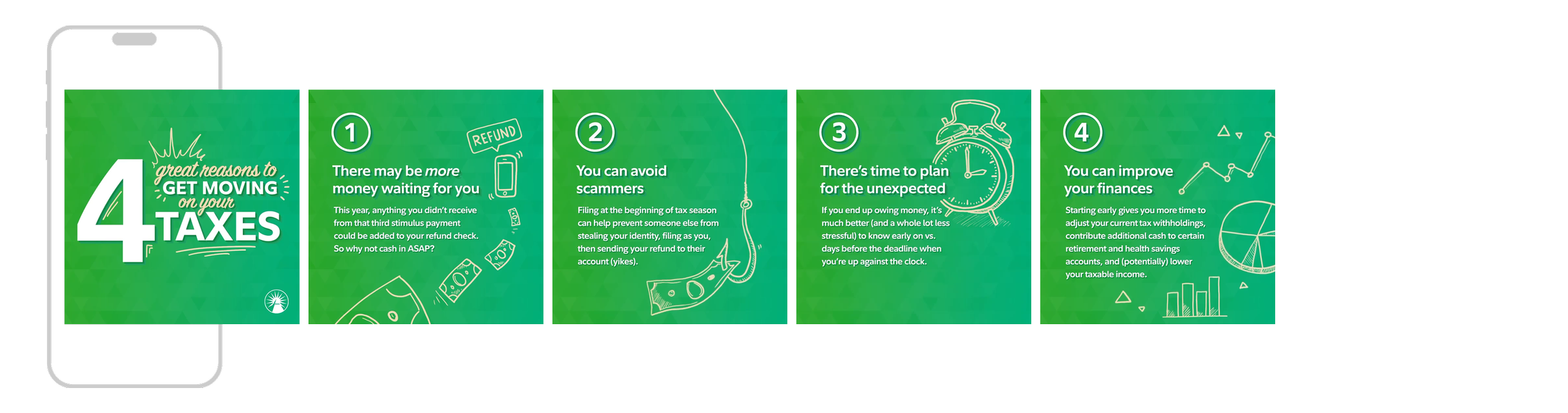social media marketing content carousel design on Instagram