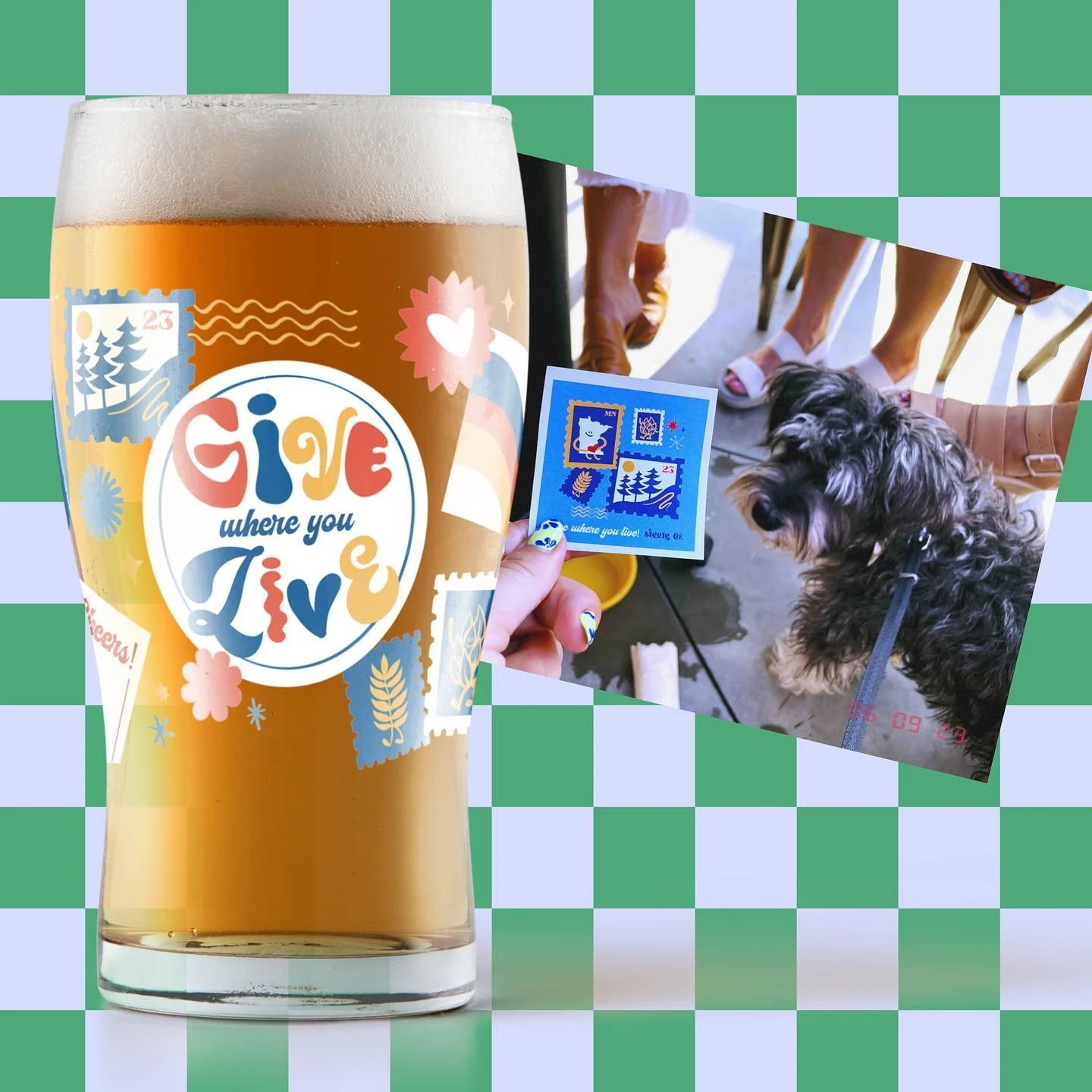 Recently had the opportunity to design some pint glasses for @uwsteelecounty / @mineralspringsbrewery ! Such a fun project and an even better cause!! Cheeeeers 🍻