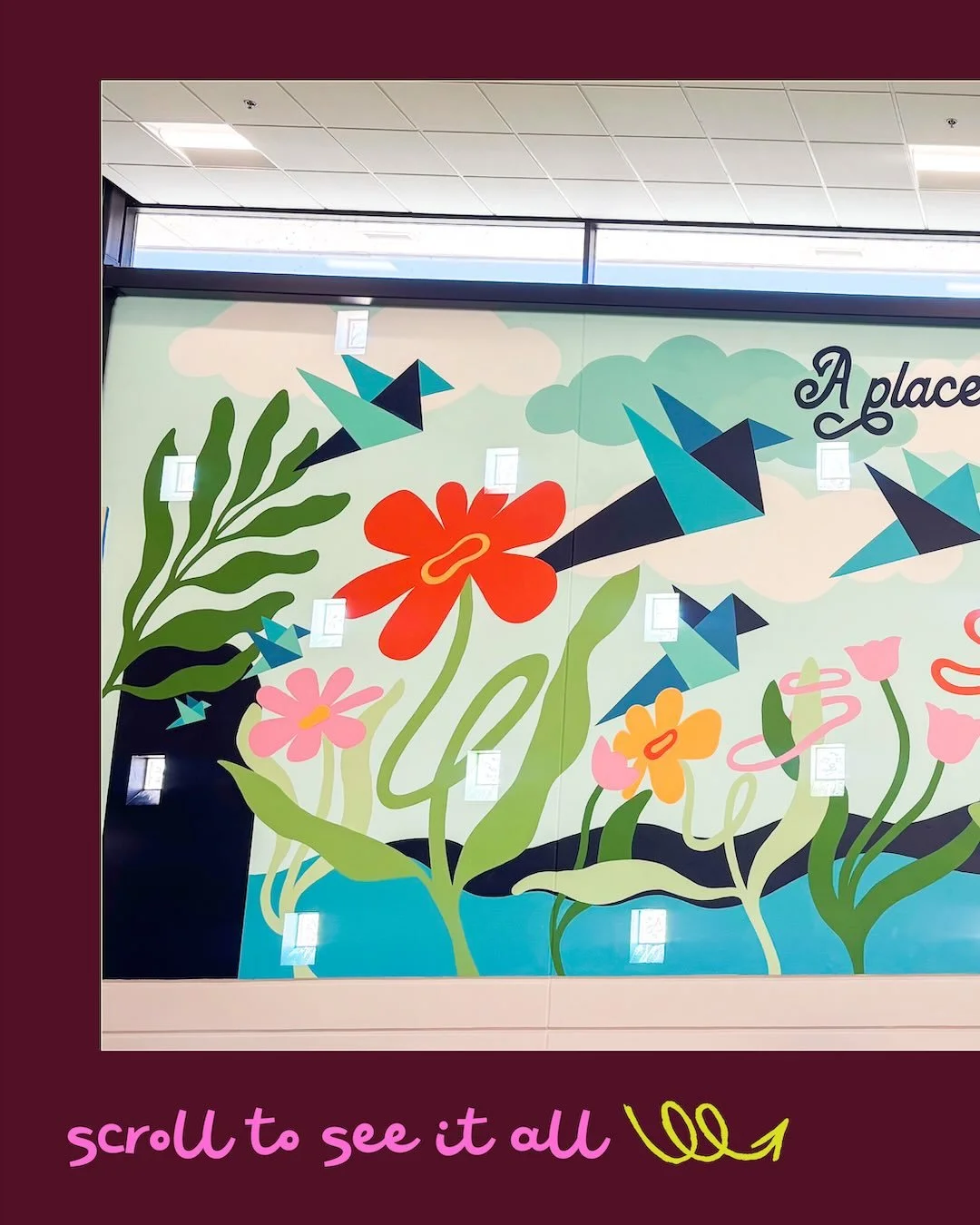 I am so proud to finally share a project that will always be close to my heart! Designing and painting a custom mural for the YMCA Supportive Housing Campus in Des Moines, IA was a true honor&mdash;and bringing it to life with close friends made it t
