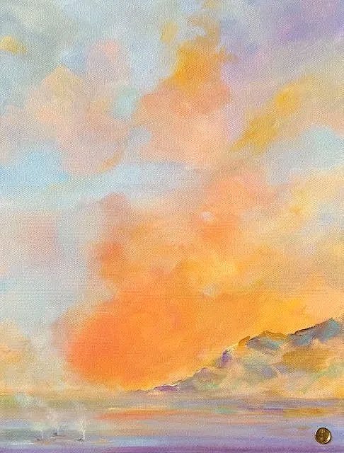 Goodnight Whales II 14" x 18"