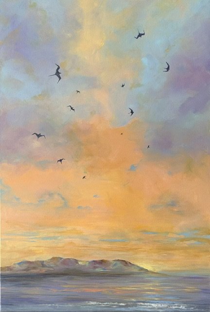 Wind Beneath My Wings 24" x 36" 
"The higher we soar, the smaller we appear to those who cannot fly." - Nietzsche