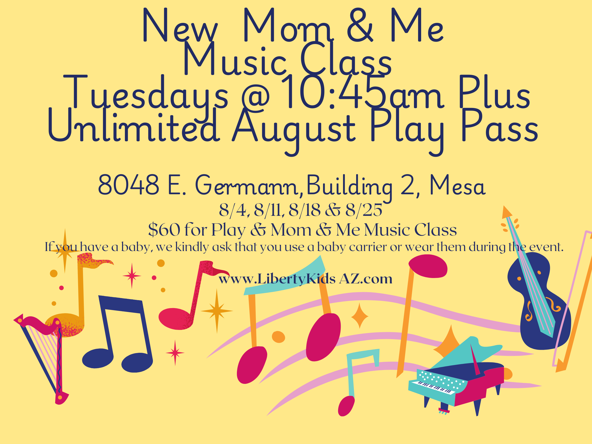 Mom & Me Music plus August Play Pass