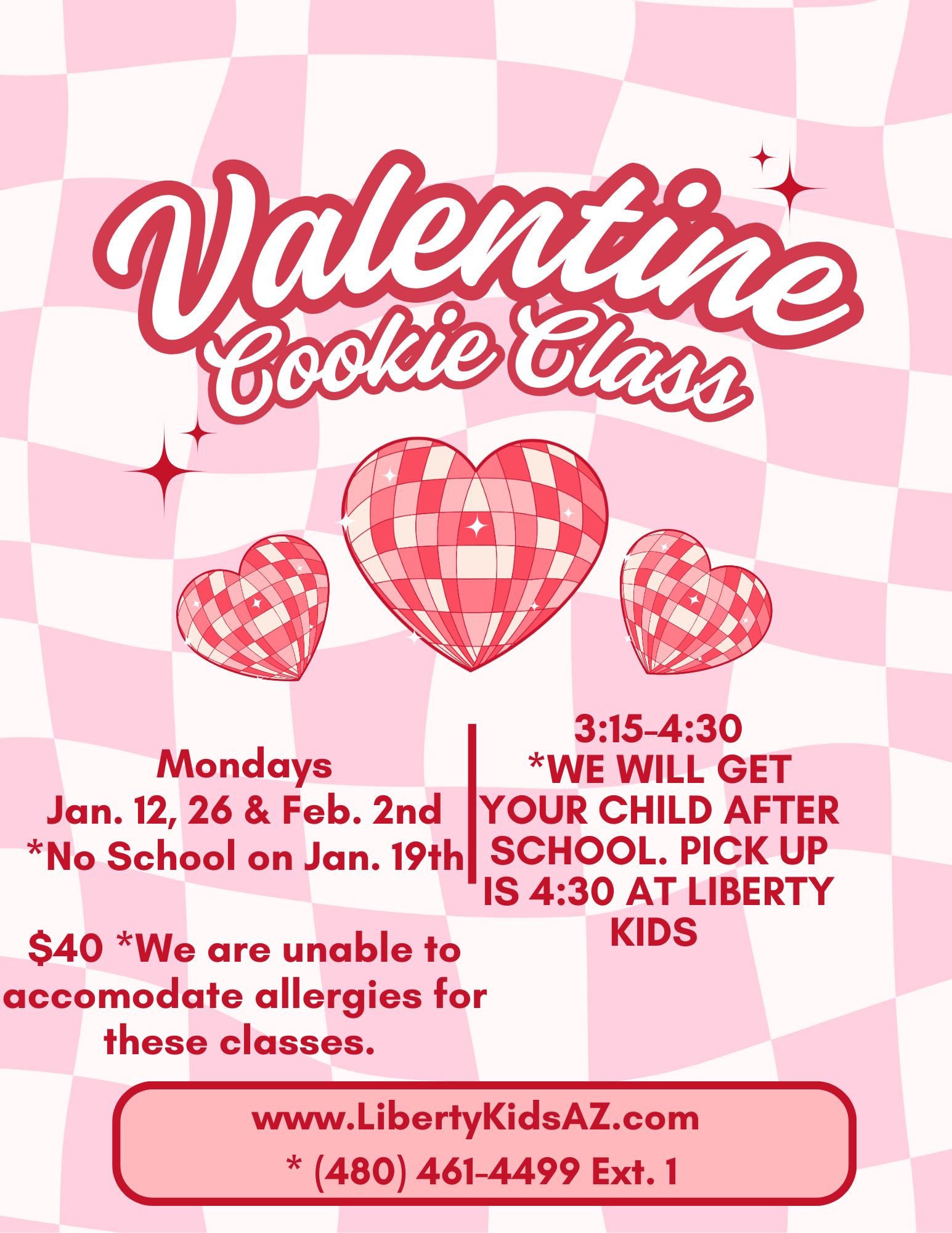 Gateway- Valentine Cookie Class - Jan. 12, 26 & Feb. 2nd $40