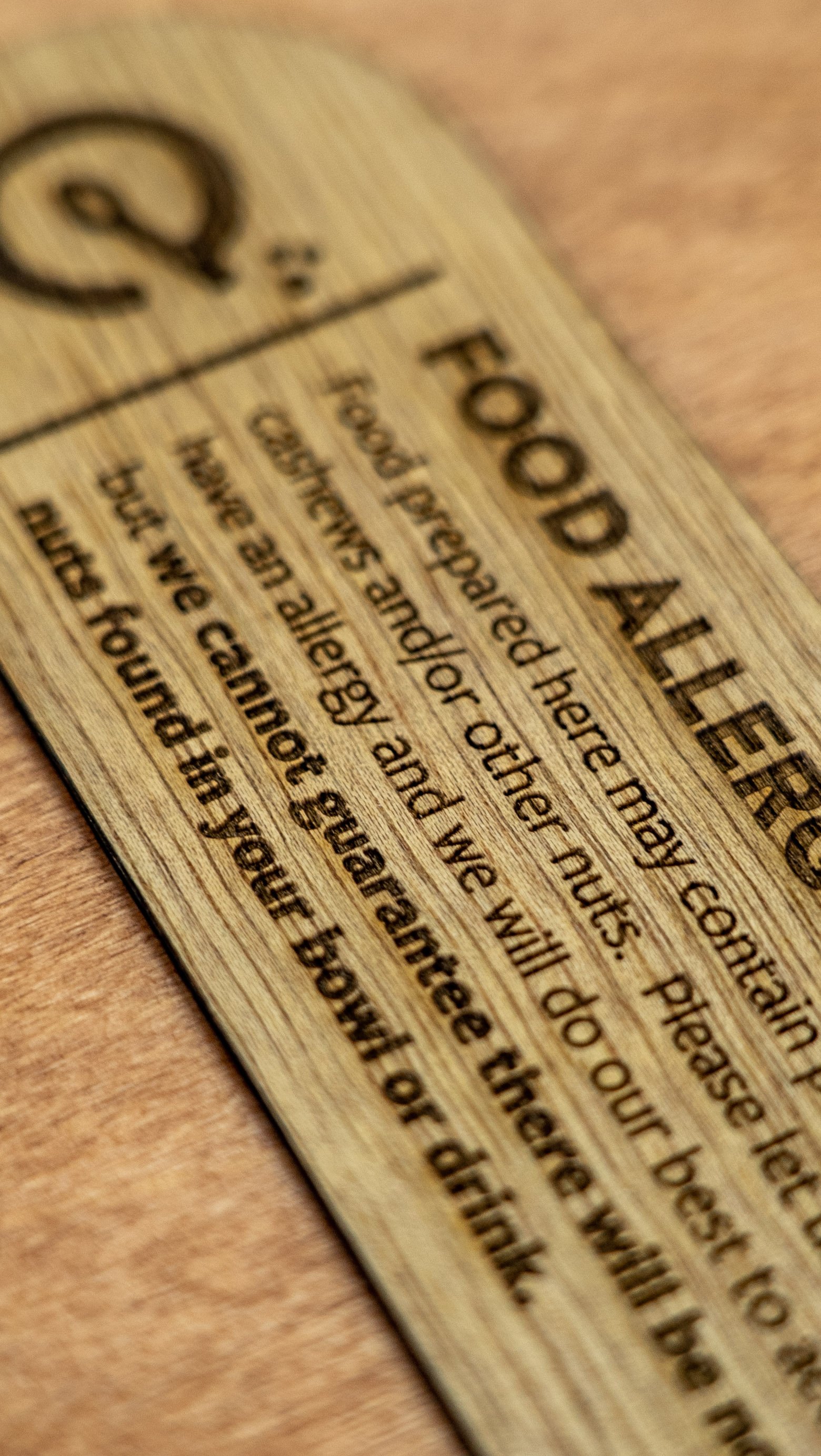 Laser Signage - Everbowl Craft Superfood