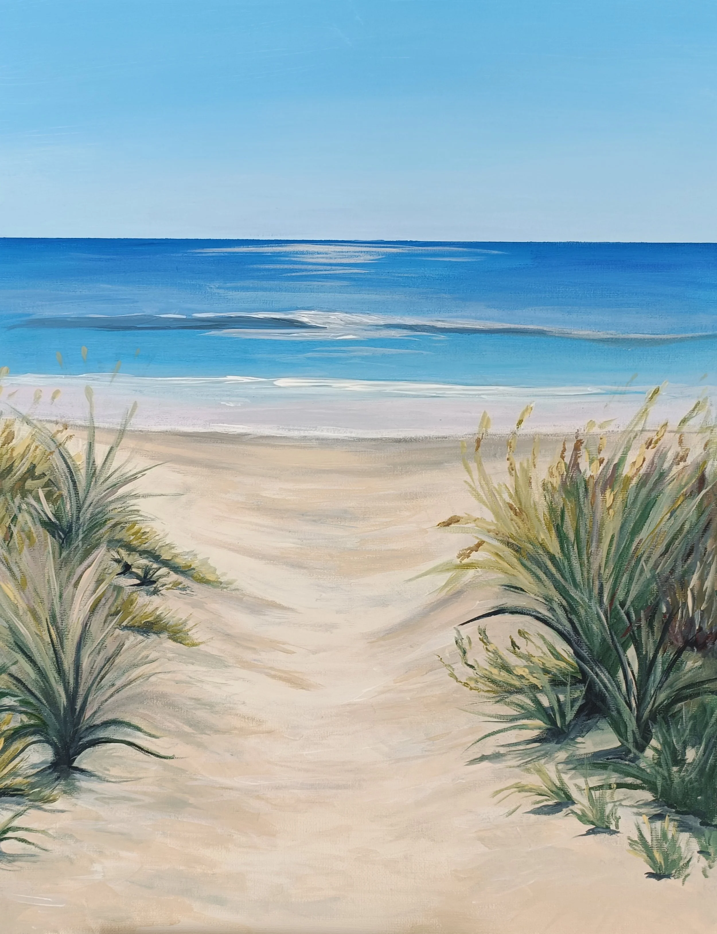 Paint a beach path with me