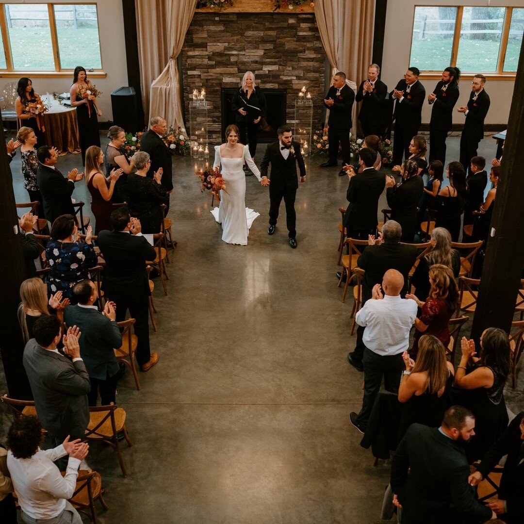 I had the honor of officiating this beautiful and intimate wedding ceremony at Camelot Ranch last October. The moody fall colors and decor were the perfect backdrop for a formal and elegant ceremony. 

Shelby &amp; Romulus, what a special day this wa