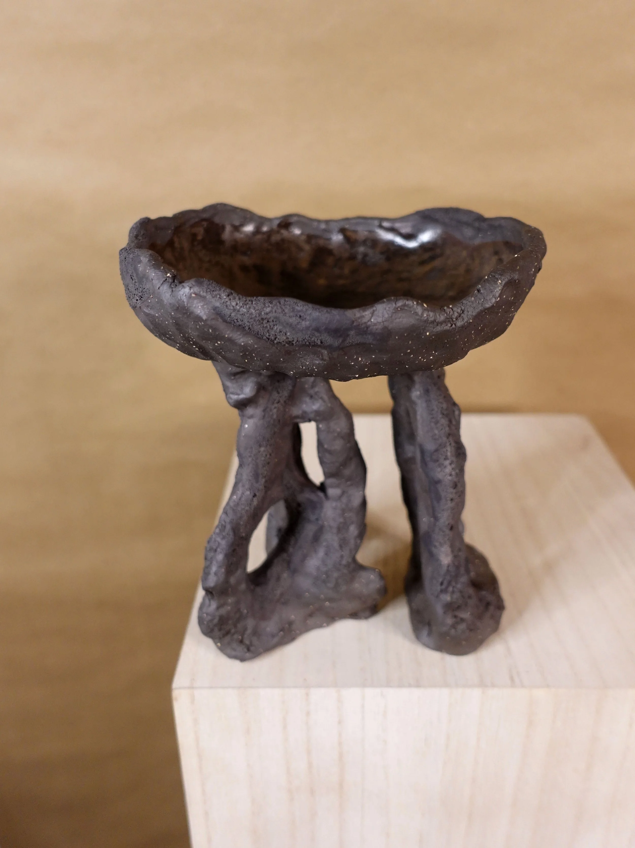 Smoked Earth Sculpture bowl