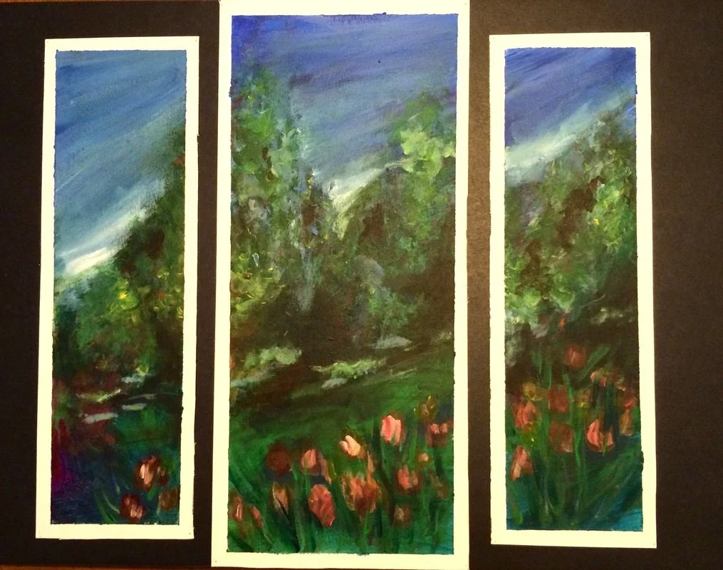Acrylic on canvas paper