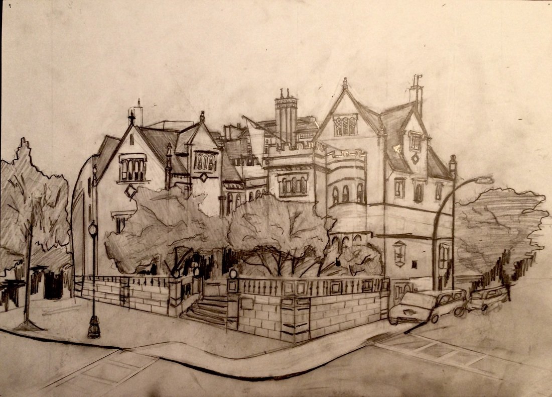Graphite on graphite paper