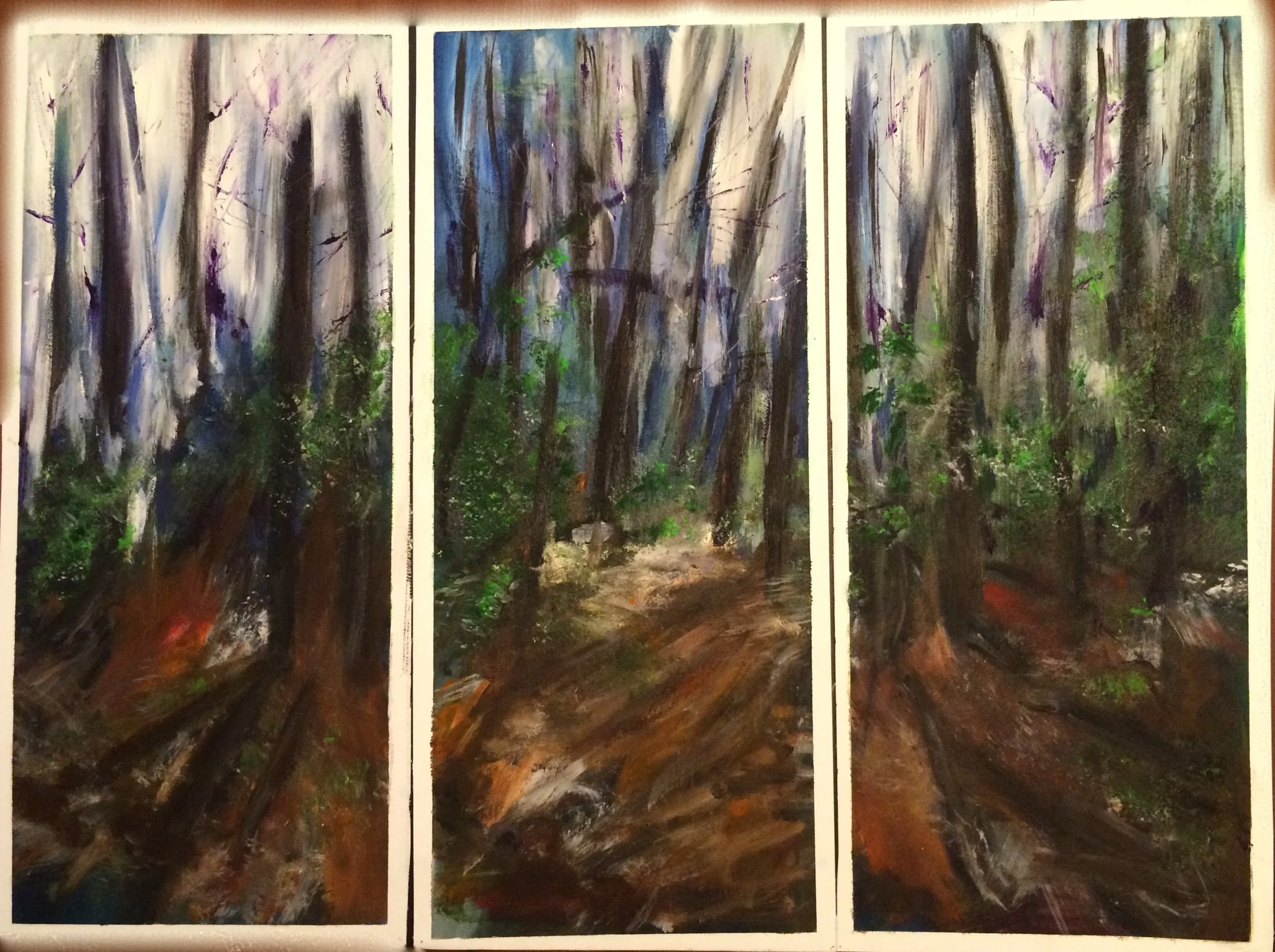 Acyrlic on Canvas paper