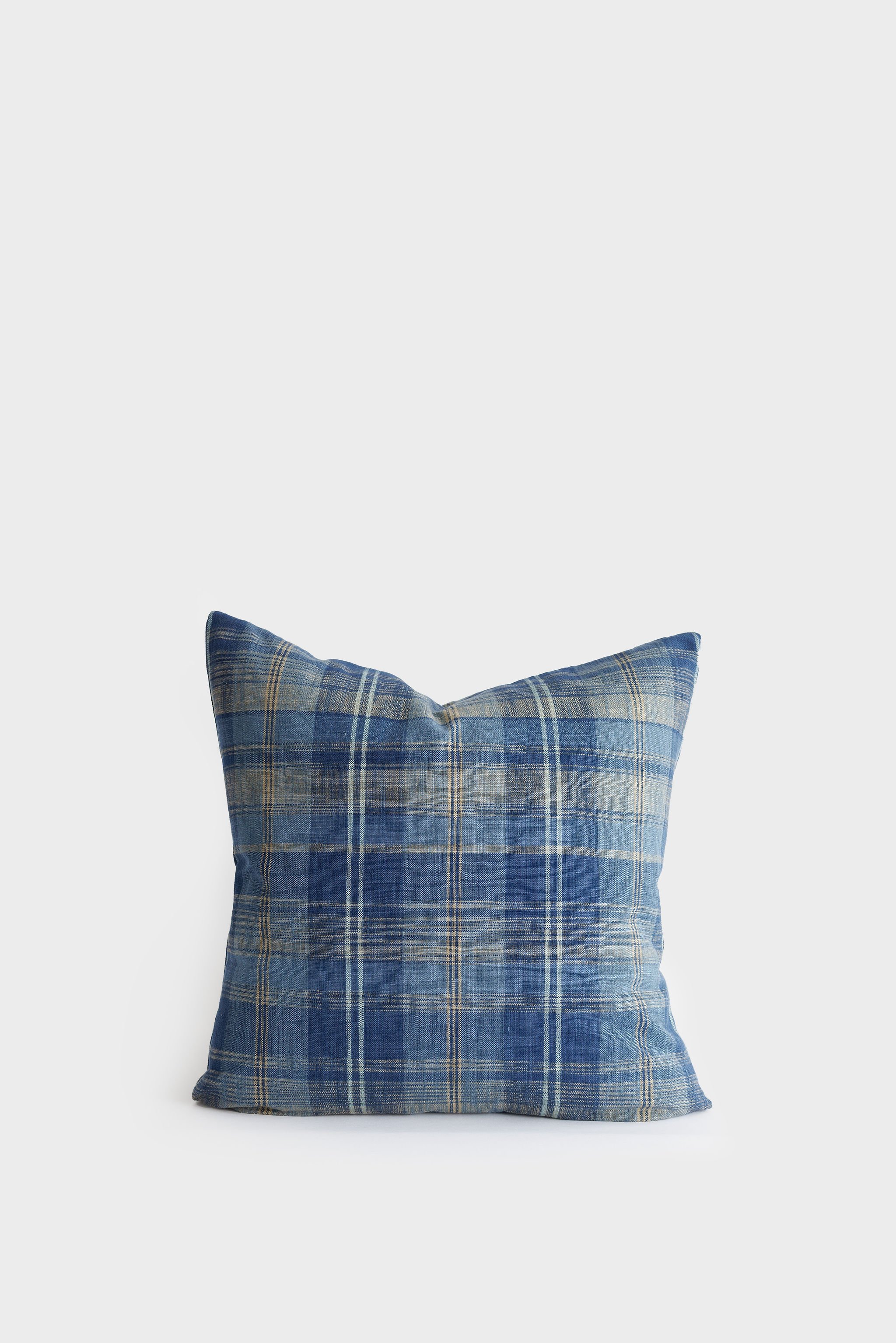 Red and Flax Gingham Pillow — Sunday Shop