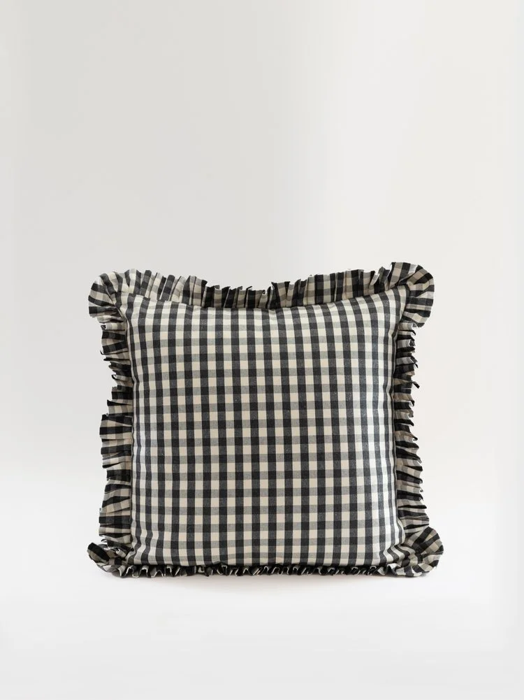 CheckPillowRuffleEdgeBlackandCream.jpeg