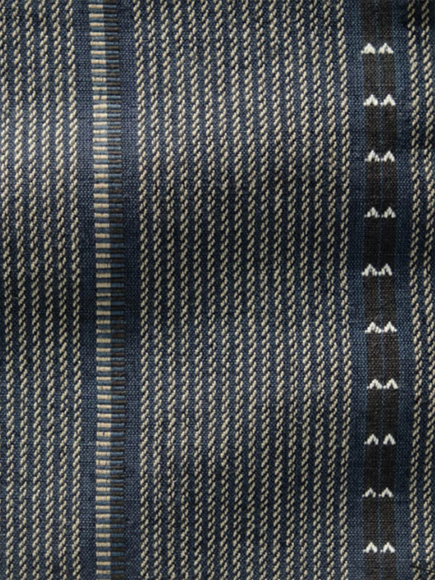 Woven Stripe - Navy