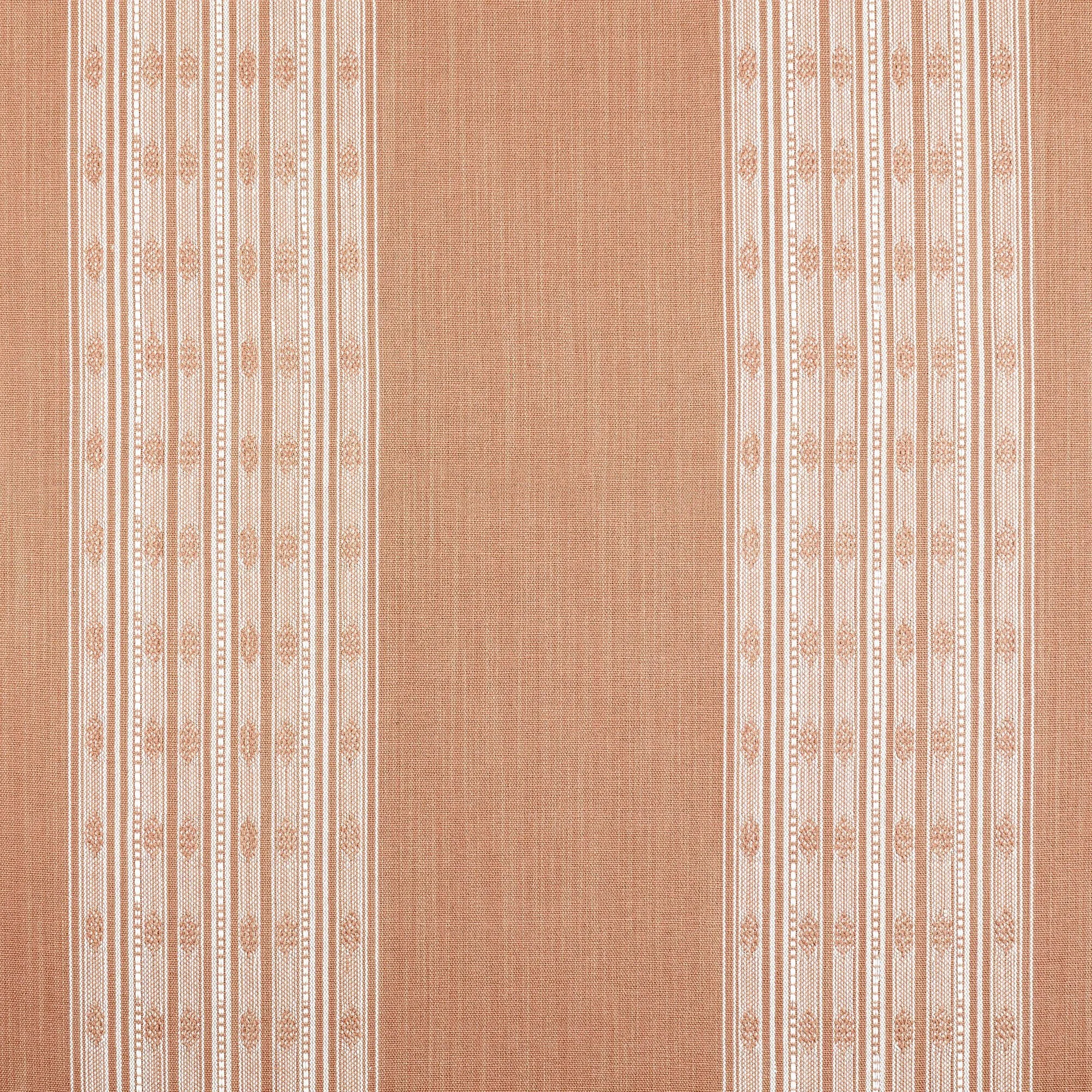 Embroidered Woven Stripe - Apricot