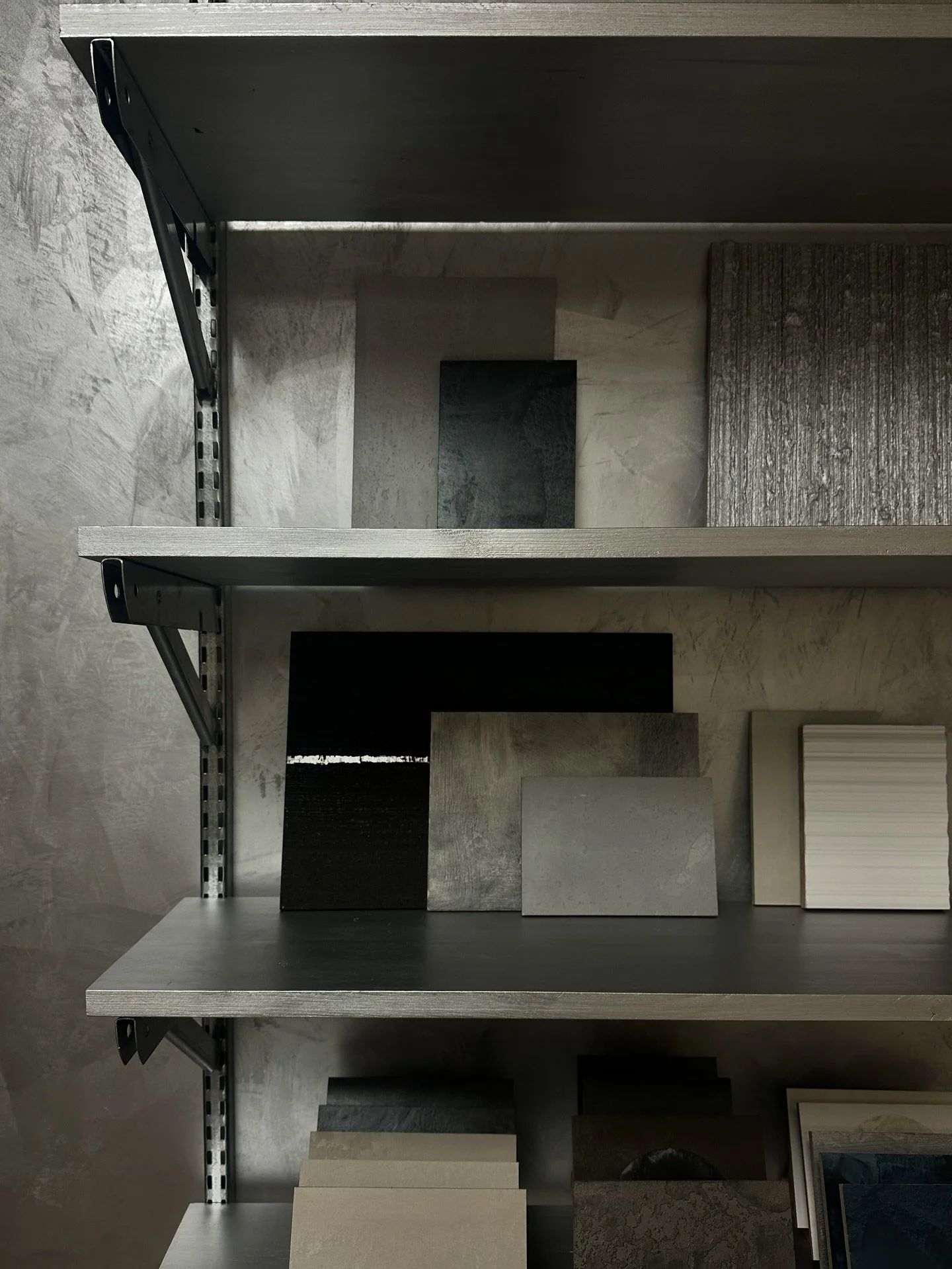 The sample library has a new home in the studio. In the process of migrating everything over. 

Where ideas come to slow down, to wait and be pondered - a place to test, refine, and fully realize material before work moves into architectural context.