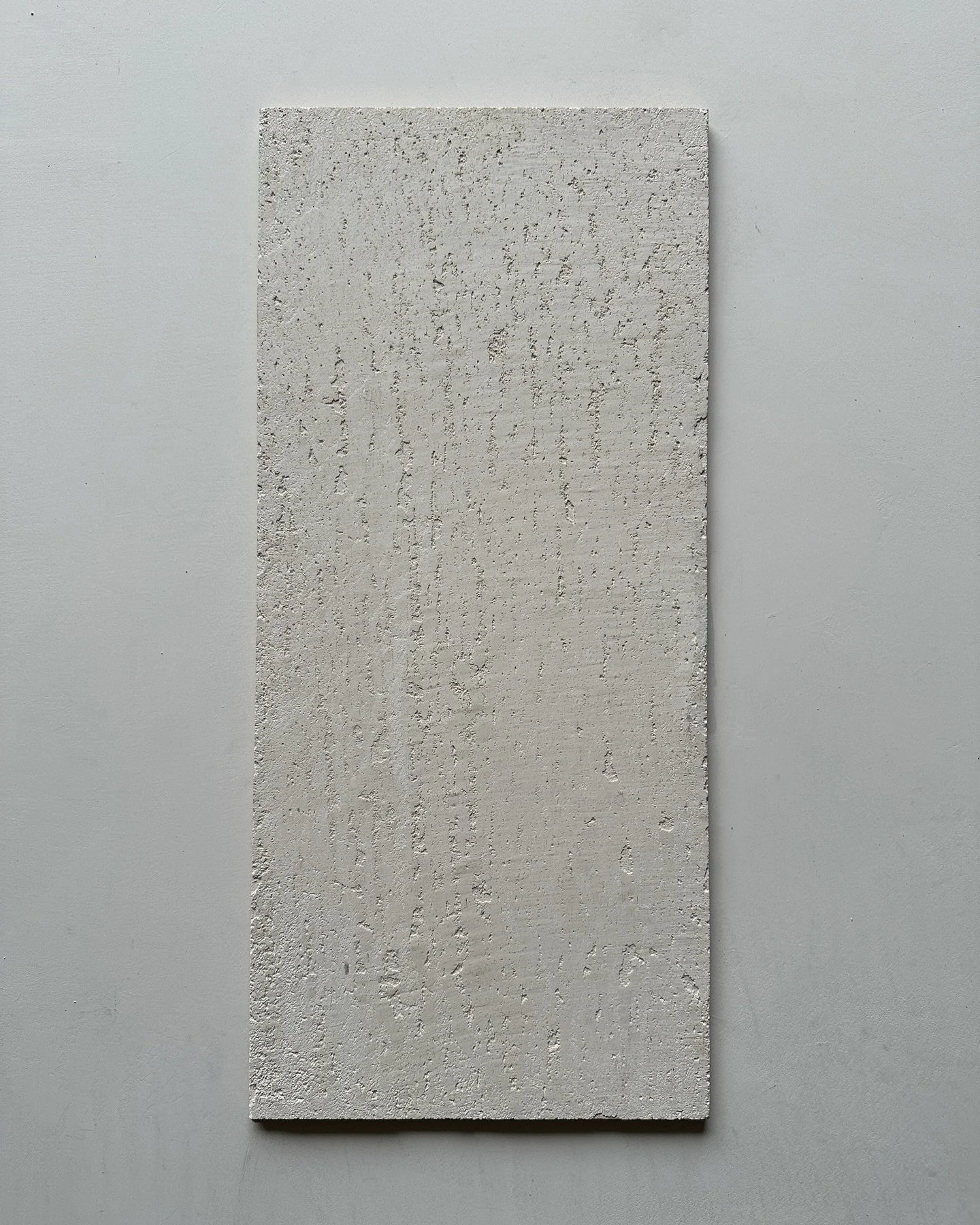 A few different samples of our signature travertine finish

Evoking the personality &amp; feel of stone - full of mineral grains and striated texture, this lime plaster finish creates a bold statement wall or stands alone to create a dramatic all-ove