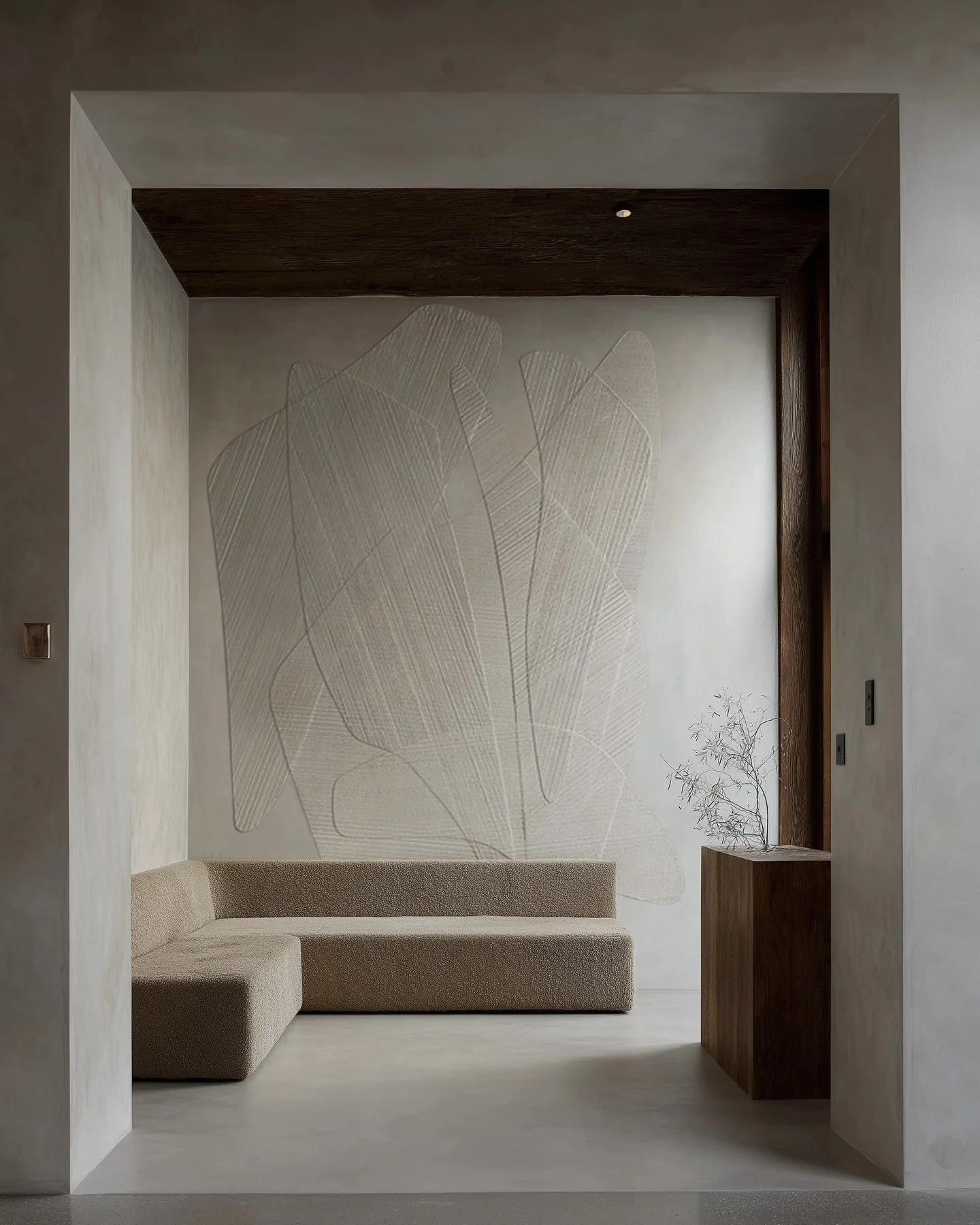 My life&rsquo;s work with plaster lives at the intersection of visual art and architecture (which are sometimes one and the same). 

My work on the cradle - free-standing fine art pieces - directly informs the art-based plaster installations that end