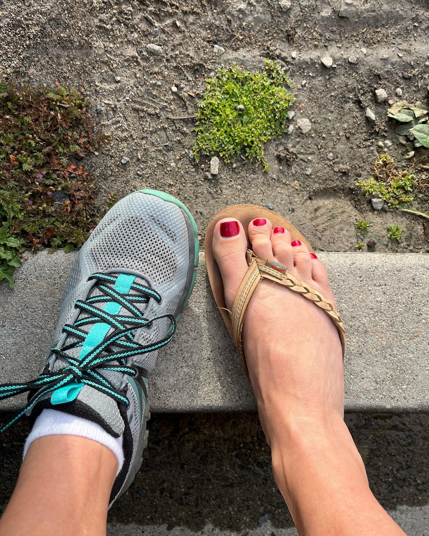 I place my flip flops aside, my everyday, comfy shoe, and I put on my brisk walking shoes. As I enter into this season of life and vocation, I will be intentional with every moment. In humble gratitude, I walk hopeful through the day and for what is 