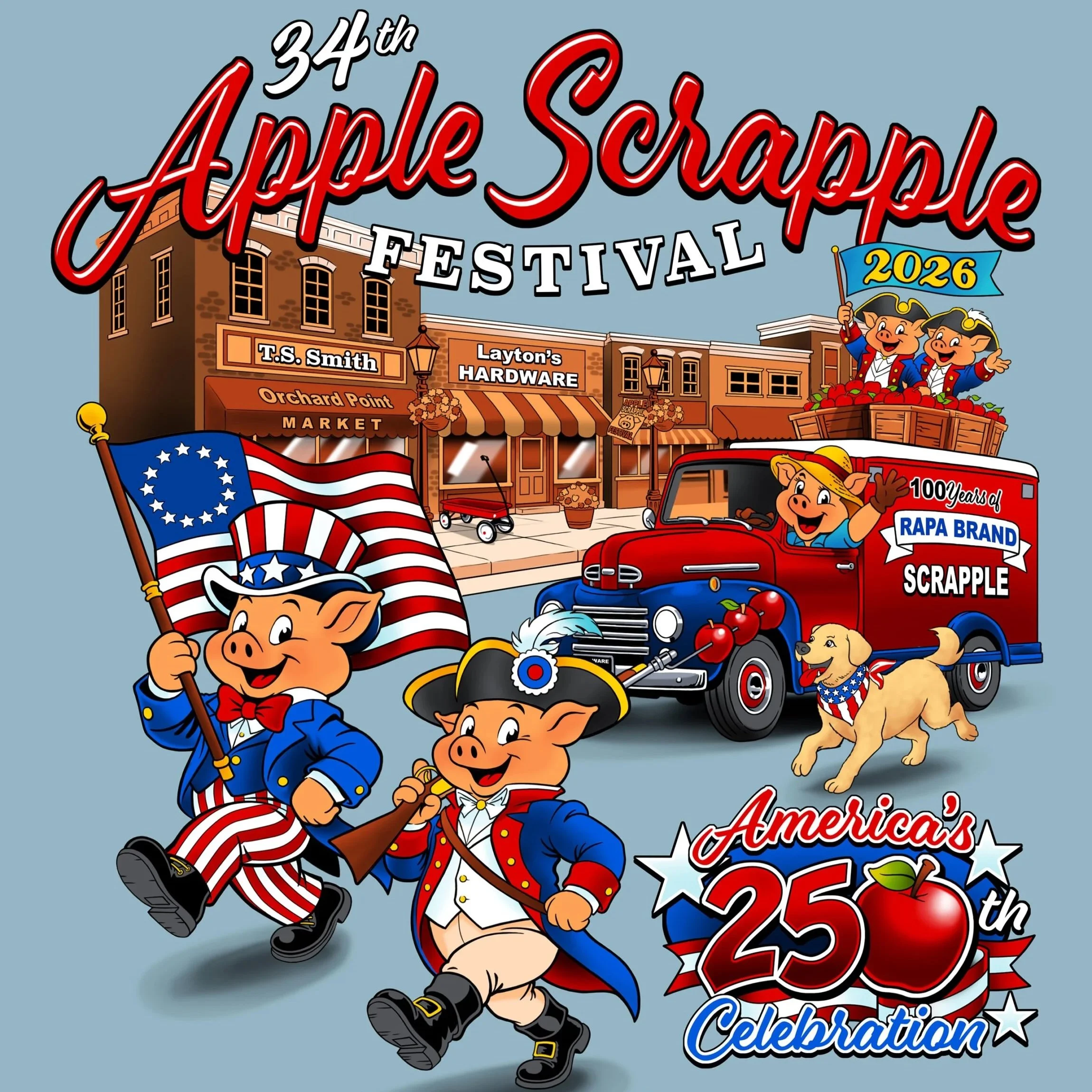 Come See Redemption City at the Apple Scrapple Festival!