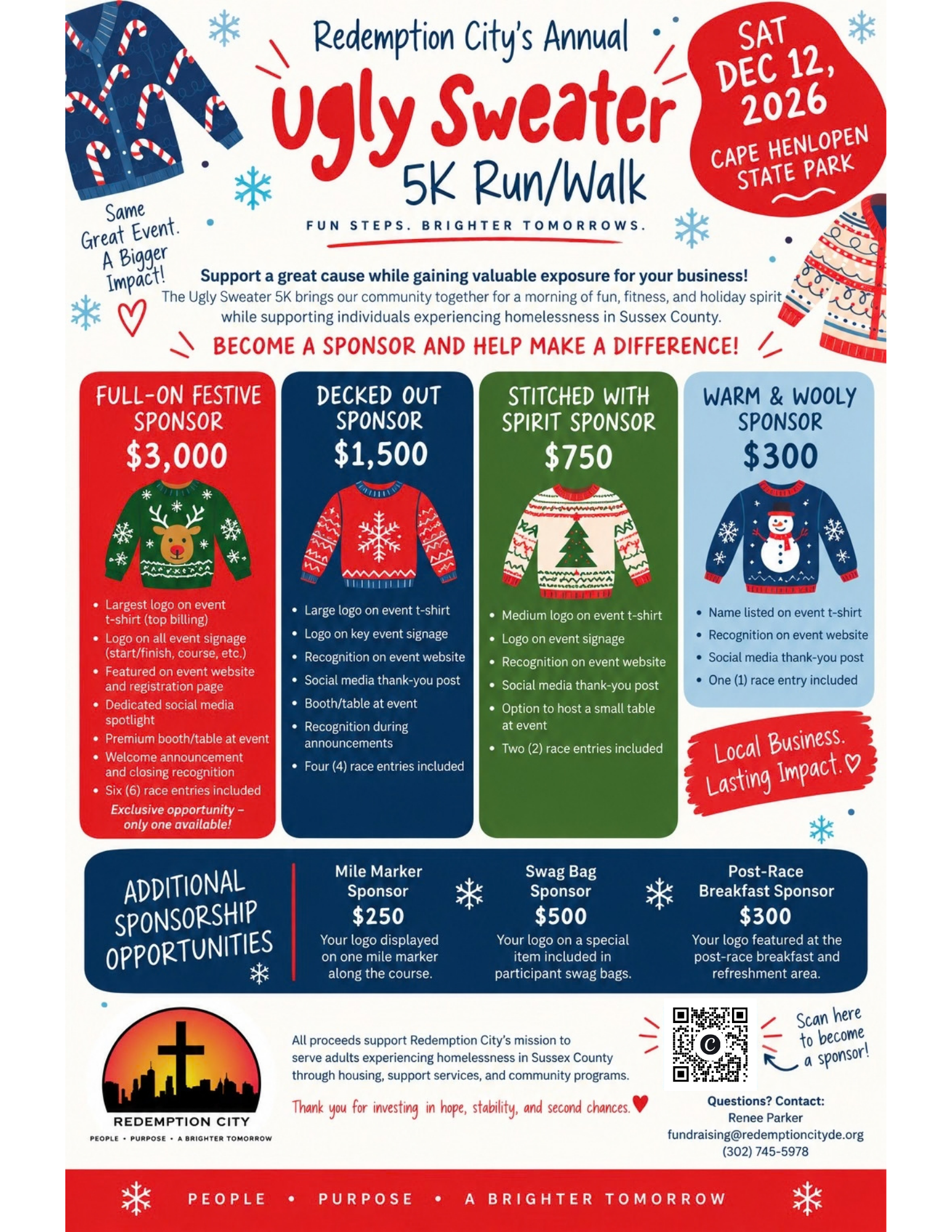 Redemption City’s Annual Ugly Sweater 5K Run/Walk