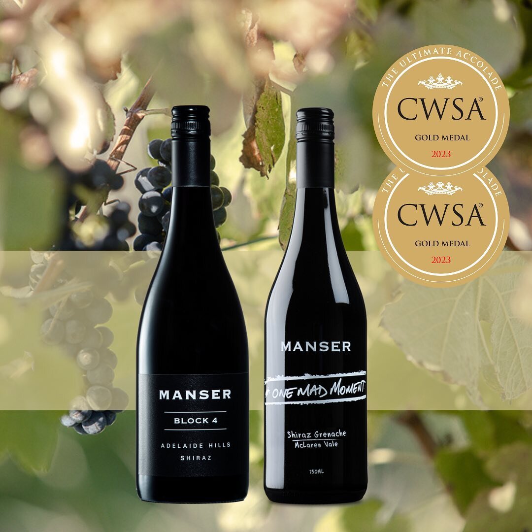 We are pleased as punch with our latest gold medal haul 🍷🥇🍷 Our premium 2021 Block 4 Shiraz and 2021 One Mad Moment Shiraz Grenache were  both awarded golds by the China Wine &amp; Spirits Awards (CWSA) last week.  The medals have been added to ou