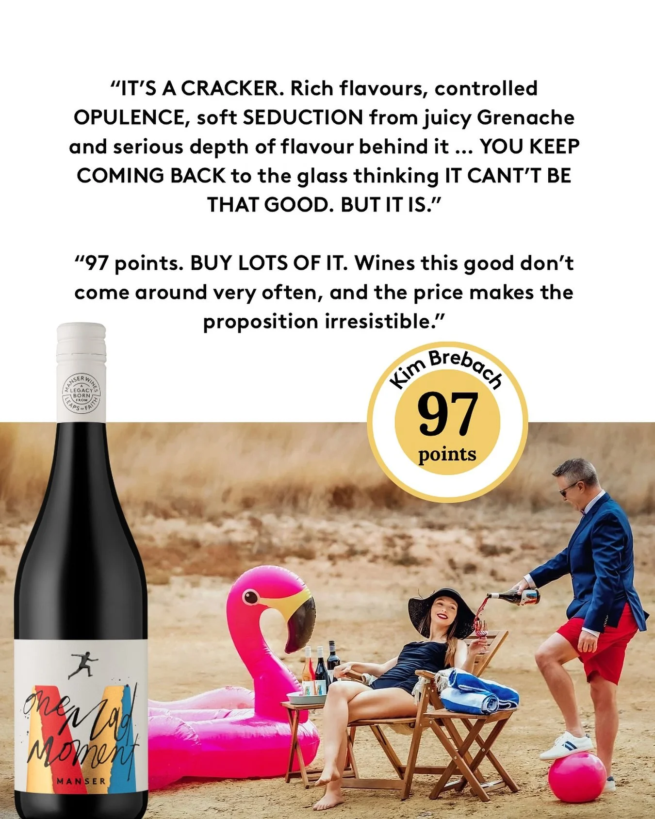 We think so too! Link in bio if you&rsquo;d like to stock up 🍷🍷🍷

#mclarenvalewine #adelaidehillswine #shirazbutnotasyouknowit #manserwines