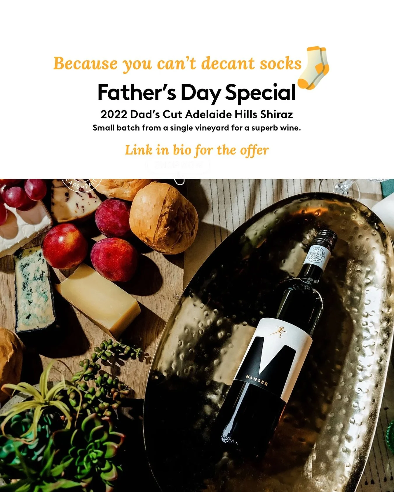 Still looking for a Father&rsquo;s Day gift? Get something he will really savour &mdash; our 2022 Dad&rsquo;s Cut Shiraz. Small batch production from a single vineyard for a superb wine.
 
When Dad rescued a Ute-load of iconic Aussie reds from a Rive