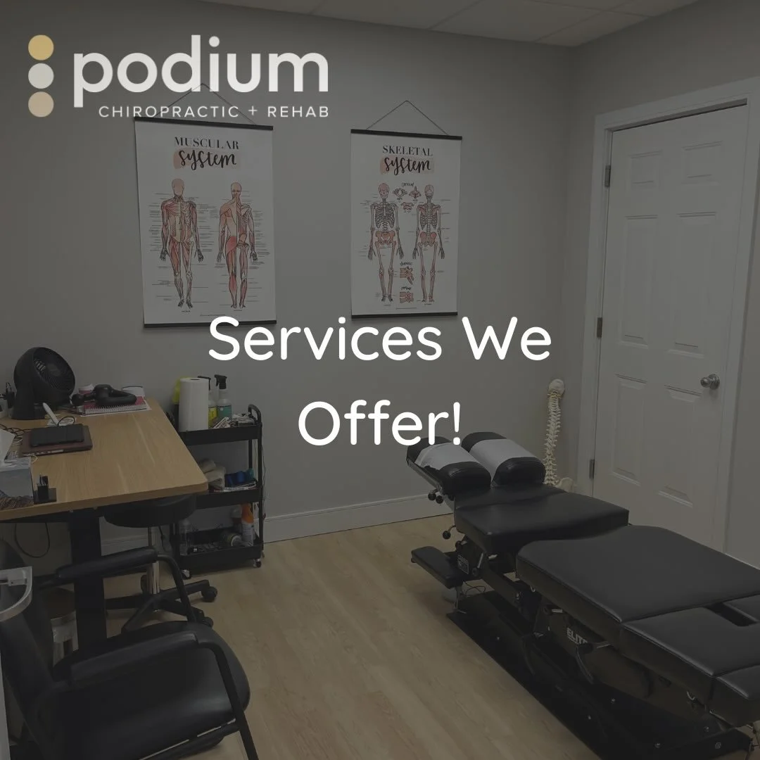 We have some new followers on here so here is an up to date list of the services we offer @podiumchiro !

Message us with any questions about our clinic, our providers, or our treatments! Always available to help.

Book online today: podiumchiro.jane