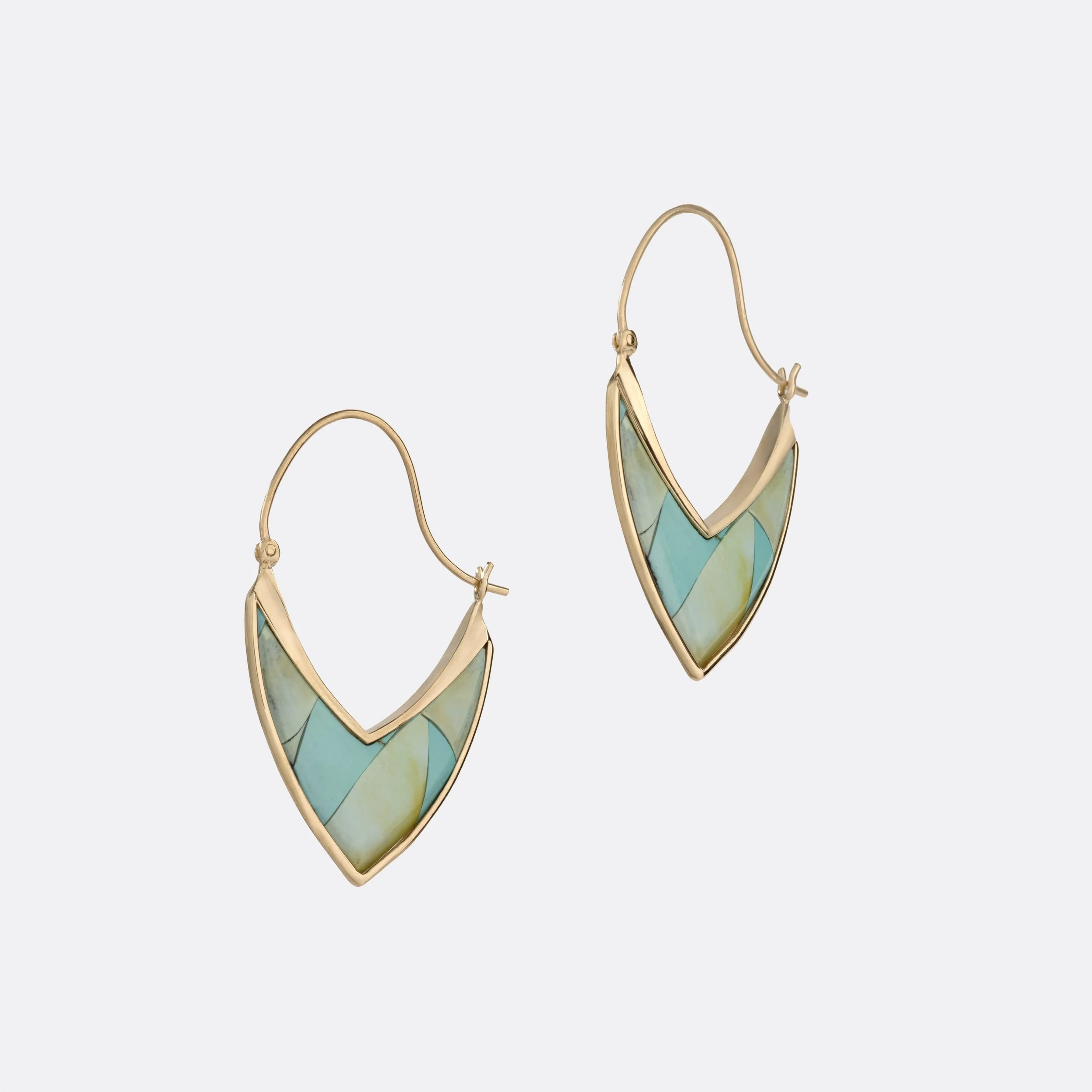 Mercurius Jewelry. Intarsia Hoops Sky Blue.MSRP $3,300.Photo by Ella Sophie.jpg