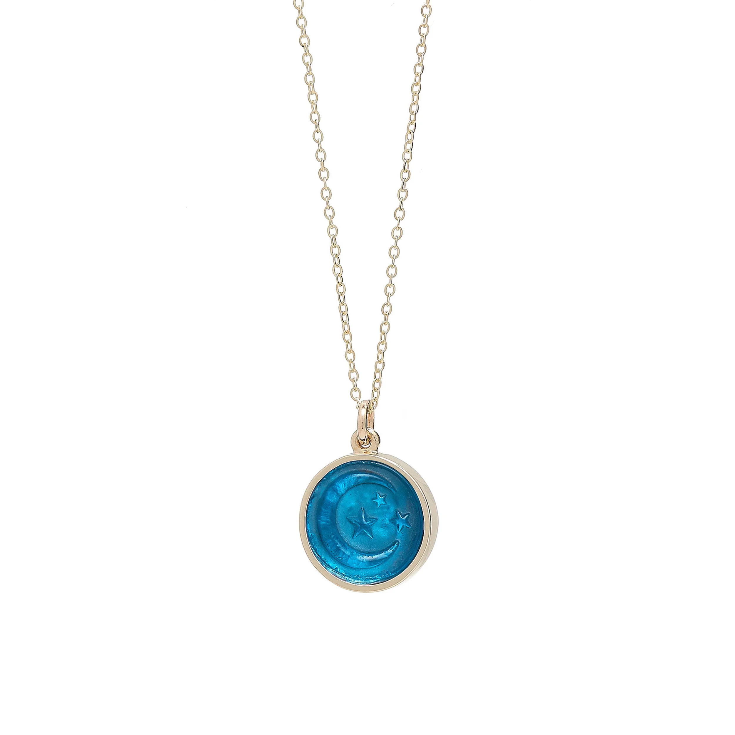 14k Moon and Stars Blue Venetian Glass Intaglio Pendant copy.jpg