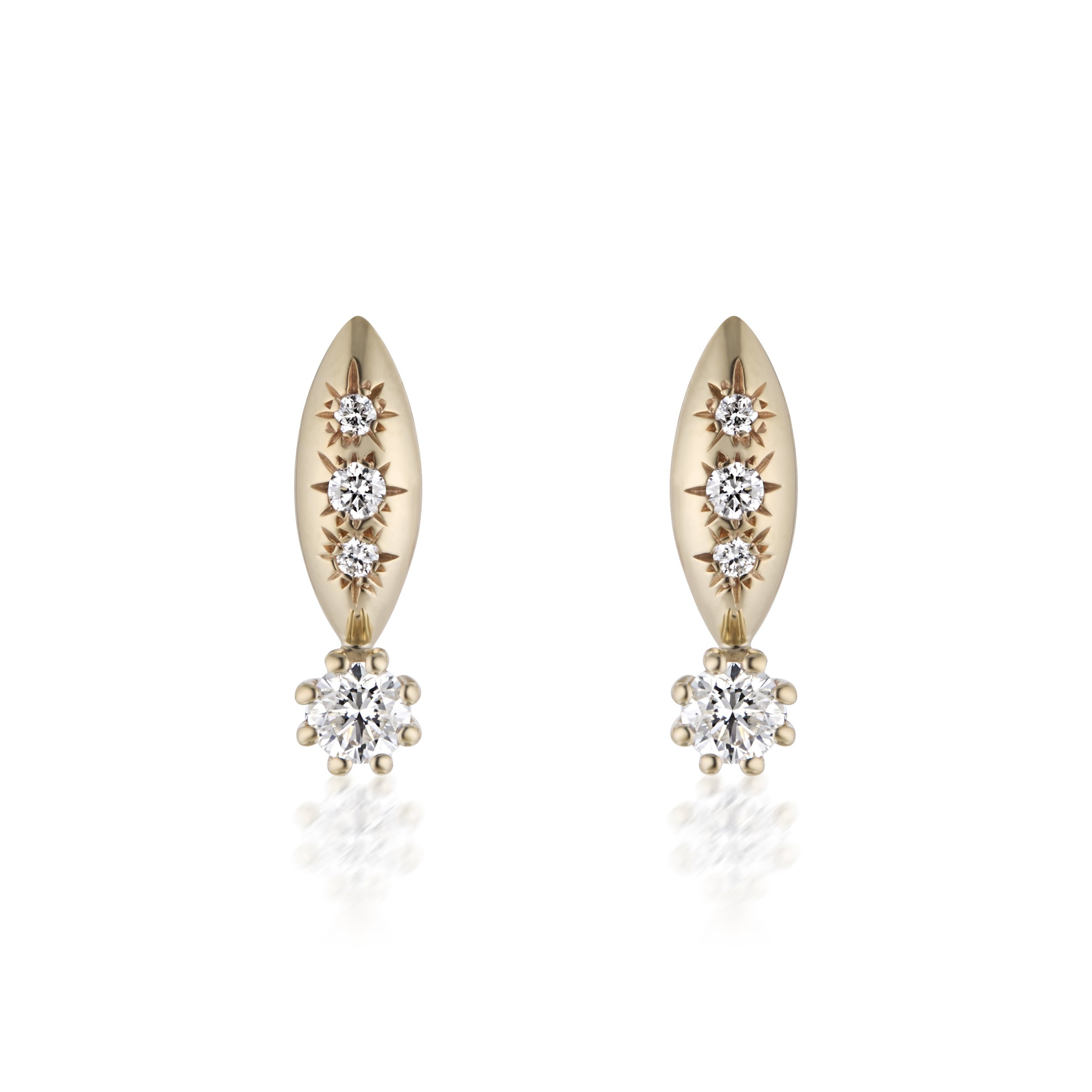 ValeJewelry-Rainfall-Marquise-Star-Set-With-Round-Brilliant-Cut-White-Diamond-Drop-Earrings-Yellow-Gold-Front-View.jpg