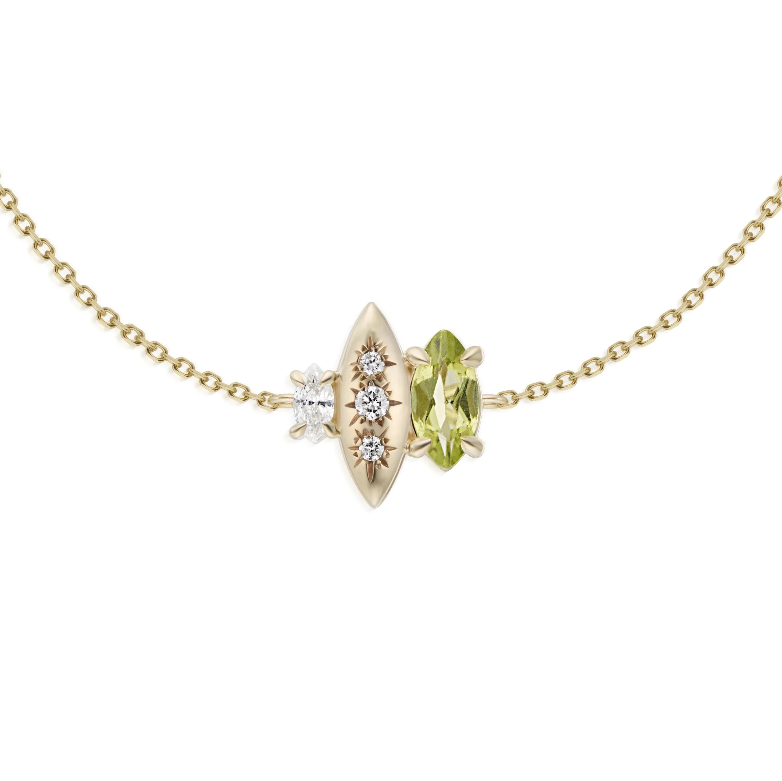 ValeJewelry-Rainfall-Triple-Marquise-Bracelet-With-Peridot-and-Diamond-Yellow-Gold-Close-up-View.jpg