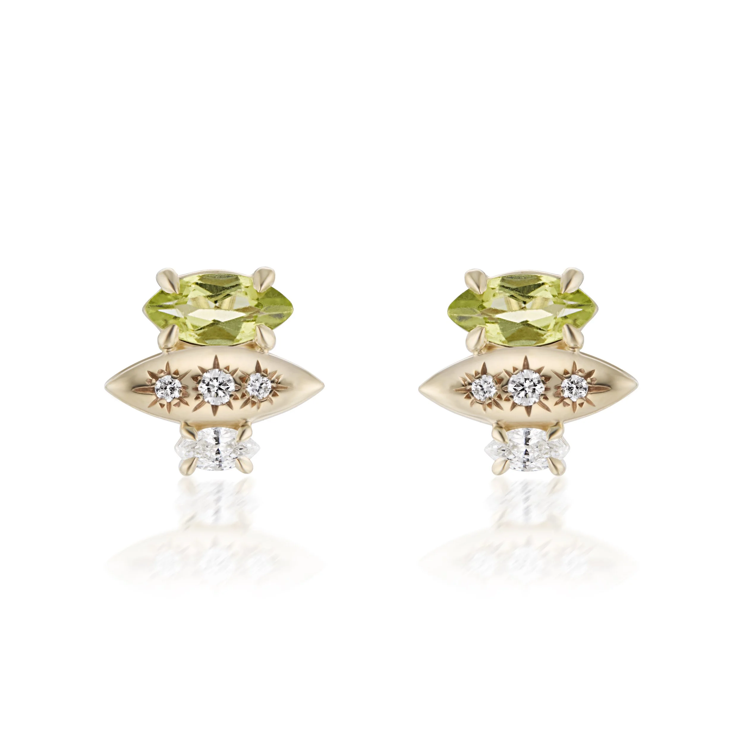 ValeJewelry-Rainfall-Triple-Marquise-Earrings-With-Peridot-and-Diamond-Yellow-Gold-Front-View.jpg