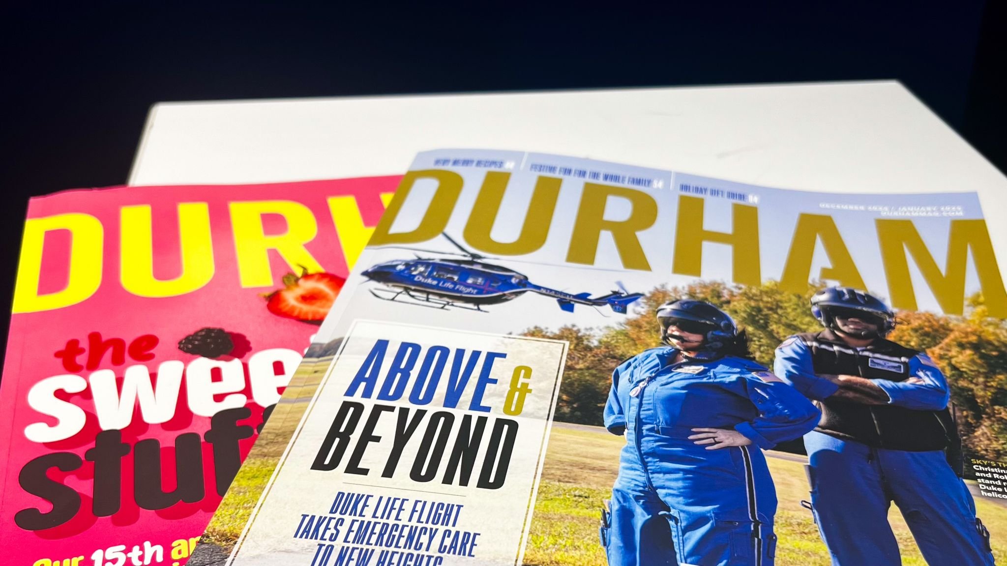 Duke Advertorials in Durham Magazine ✏️💻💥💭
