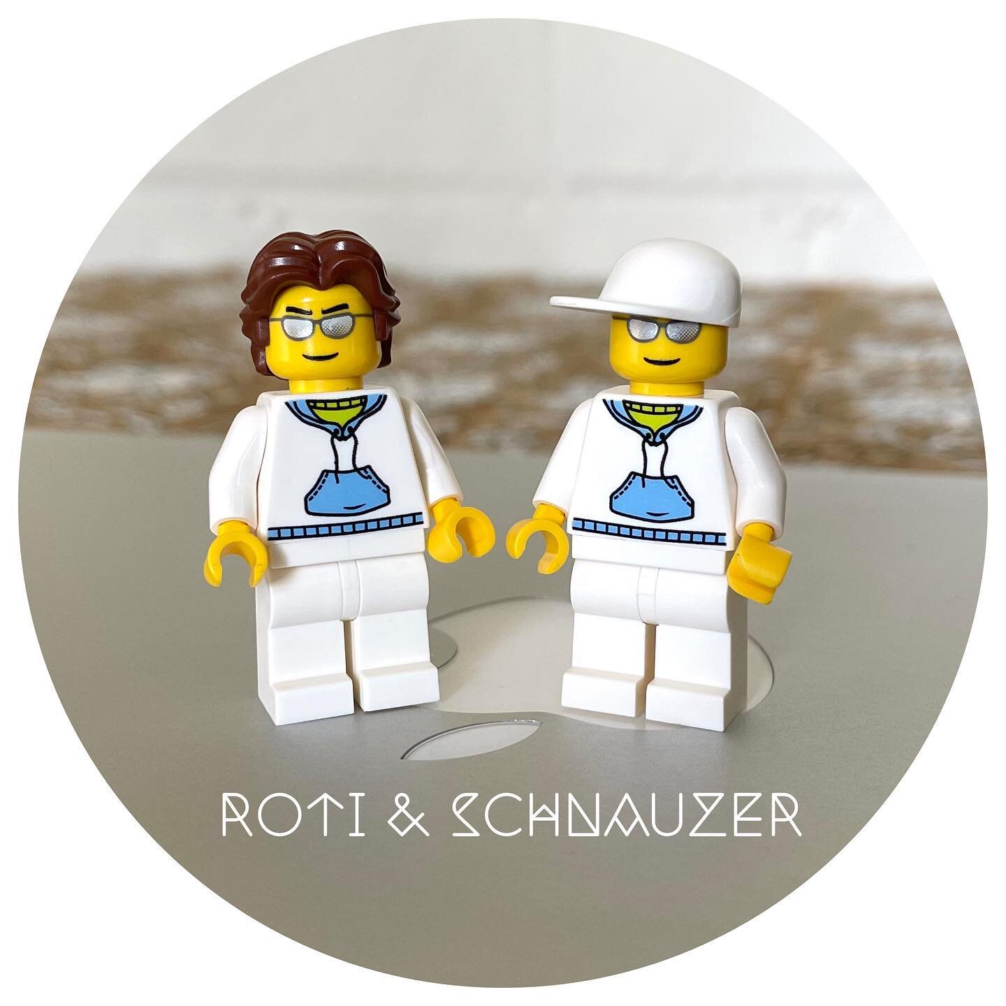 Fun for all ages&hellip;.Roti and Schnauzer Figures @legoband @rotiandschnauzer