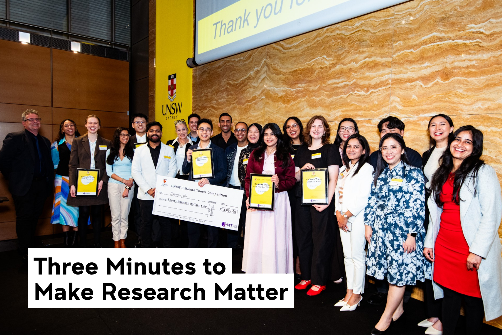 Three Minutes to Make Research Matter