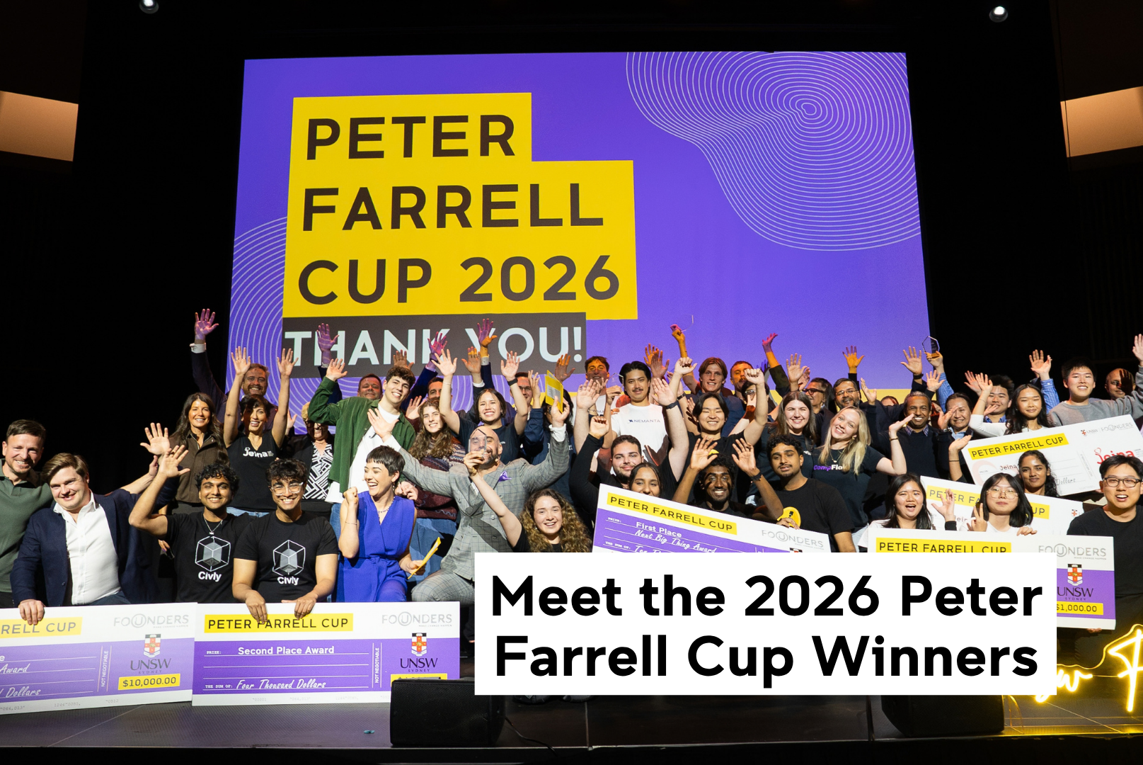 Meet the 2026 Peter Farrell Cup winners&nbsp;