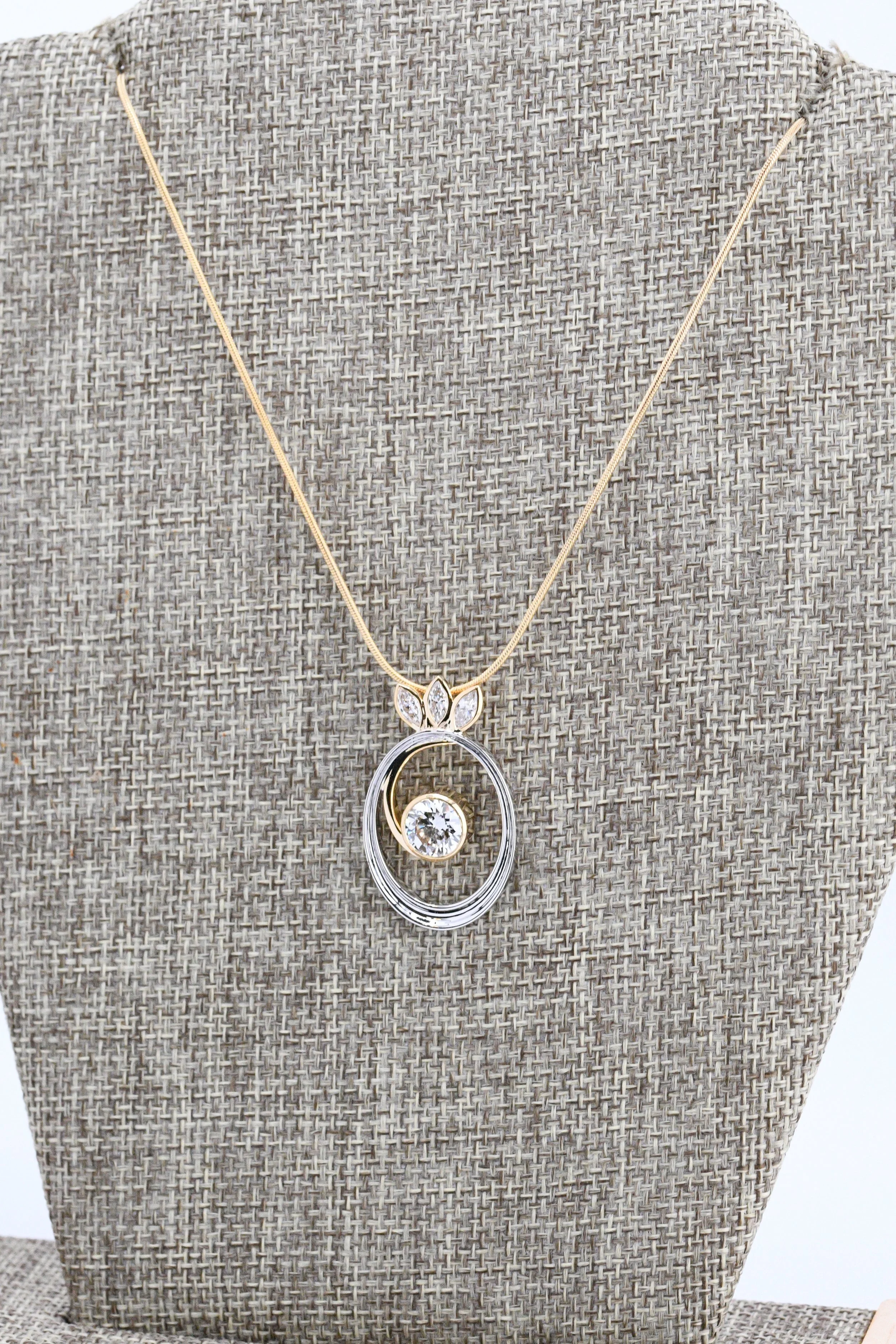 'Sunrise' Diamond Necklace