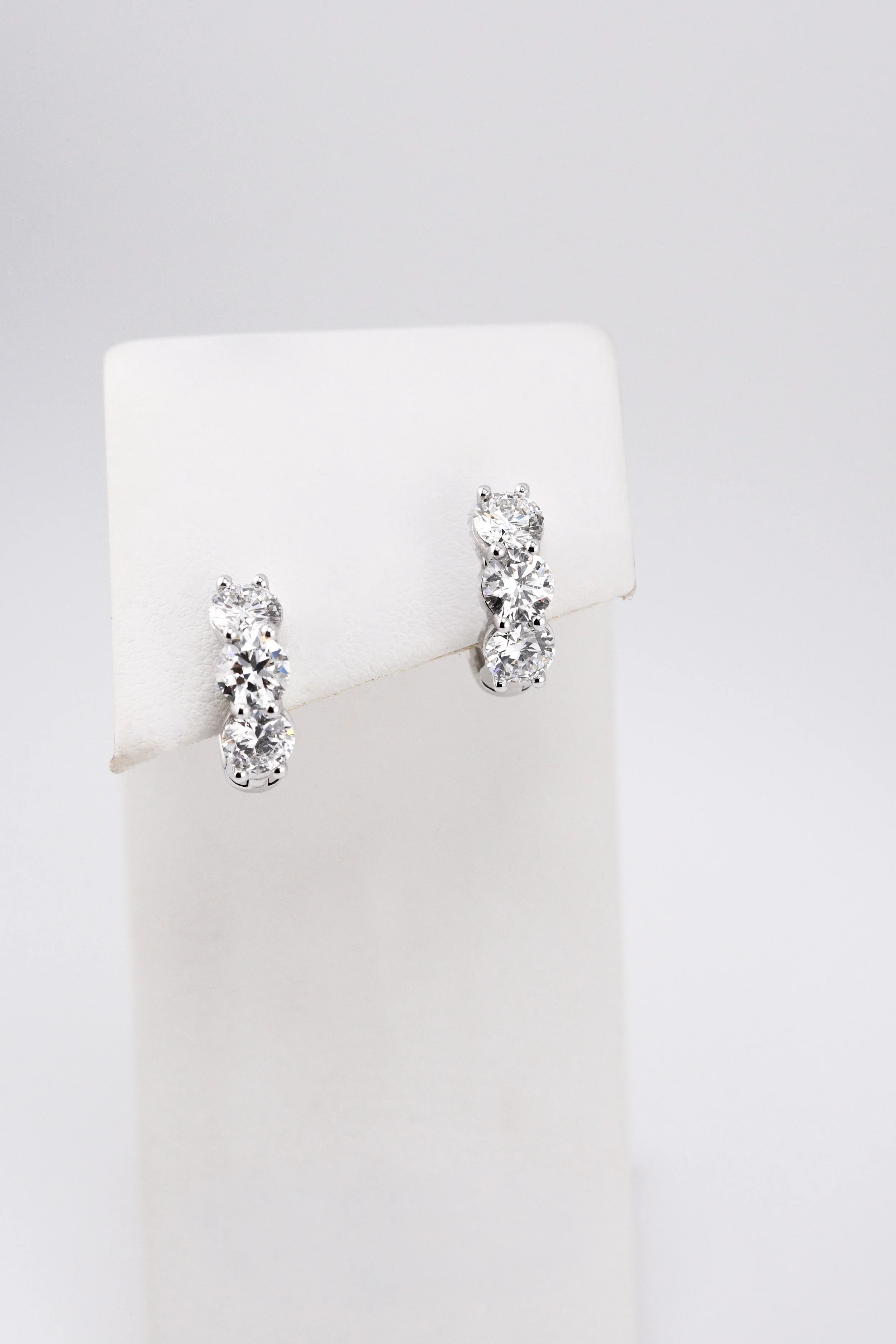 Diamond Hoop Earrings