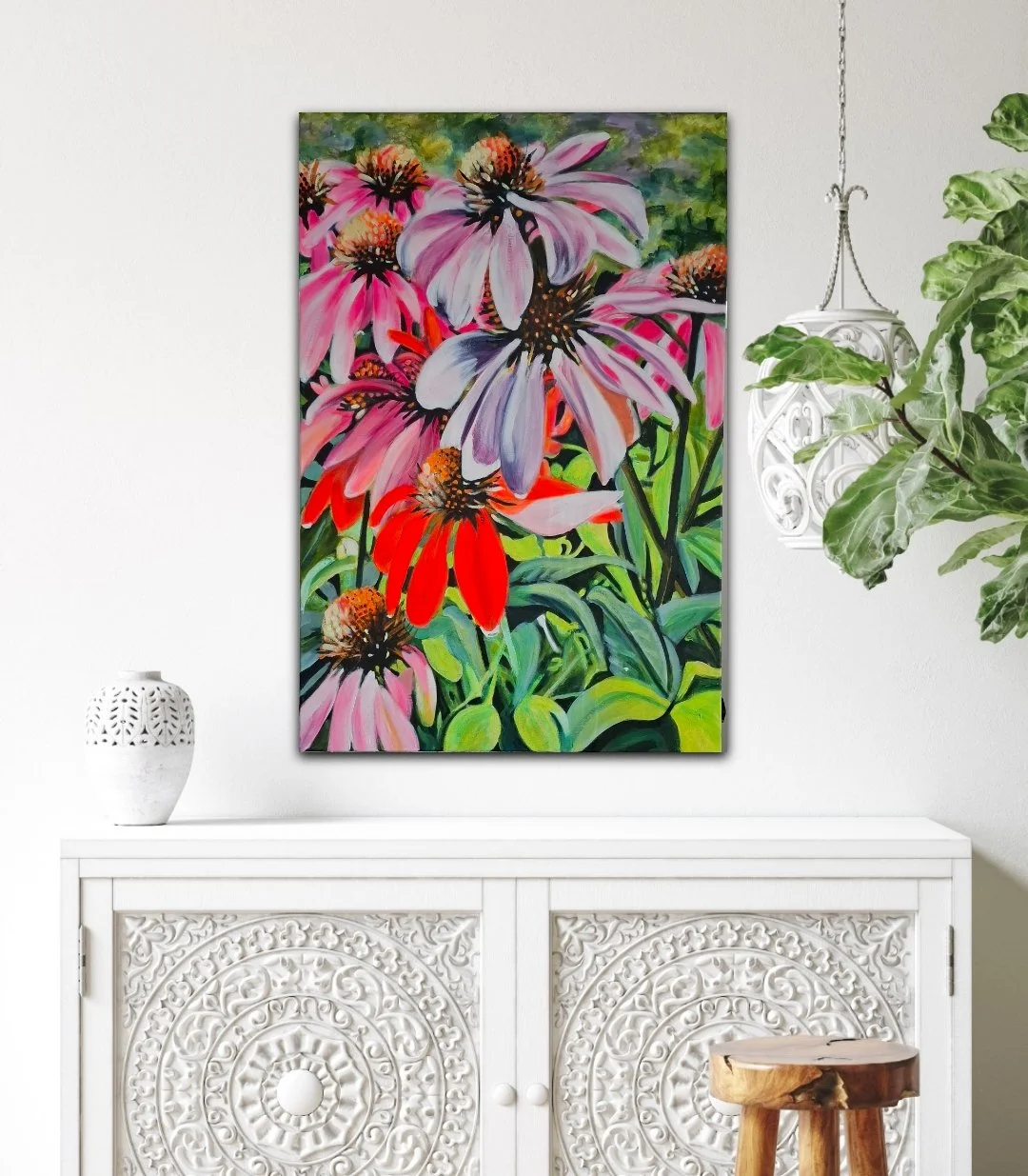 Echinacea blossoms - Blue Room Collection