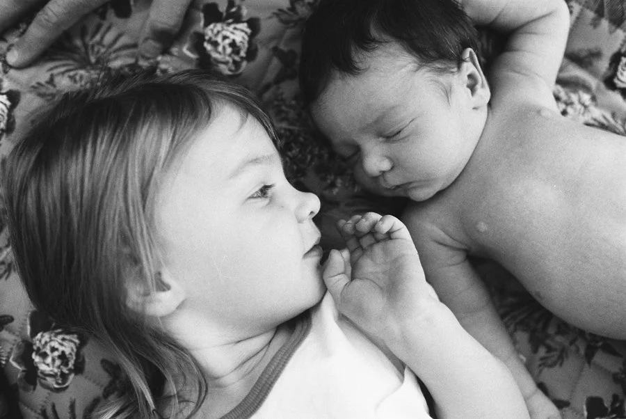 Unposed newborn photography on film in Melbourne.jpg