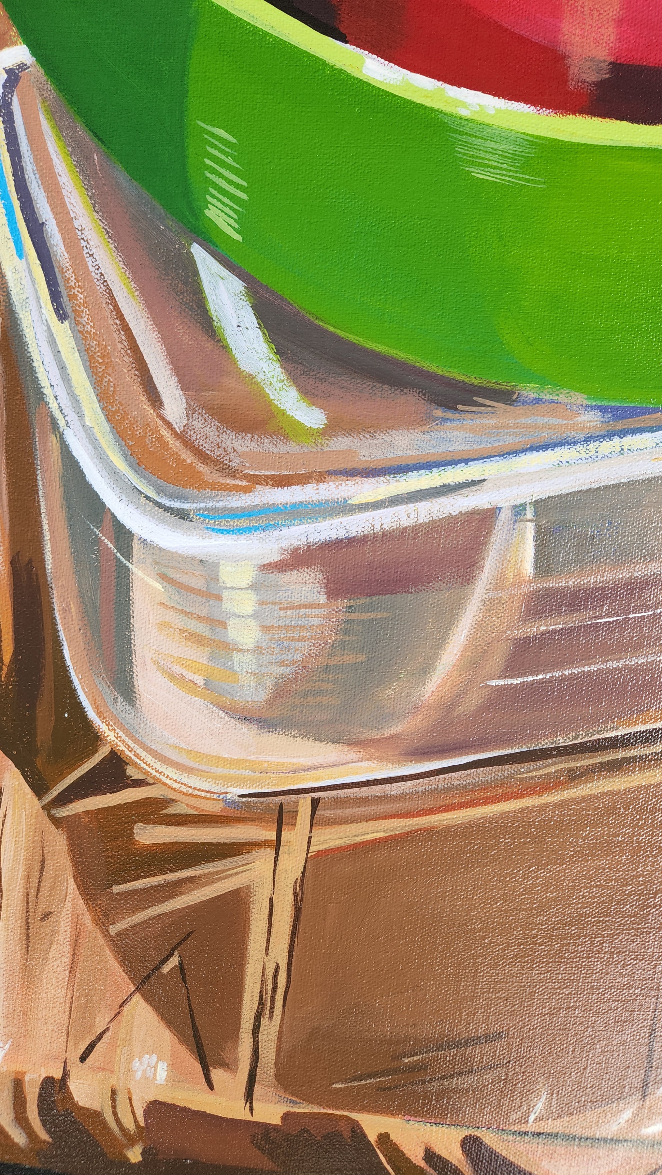 Close Up Painting Detail