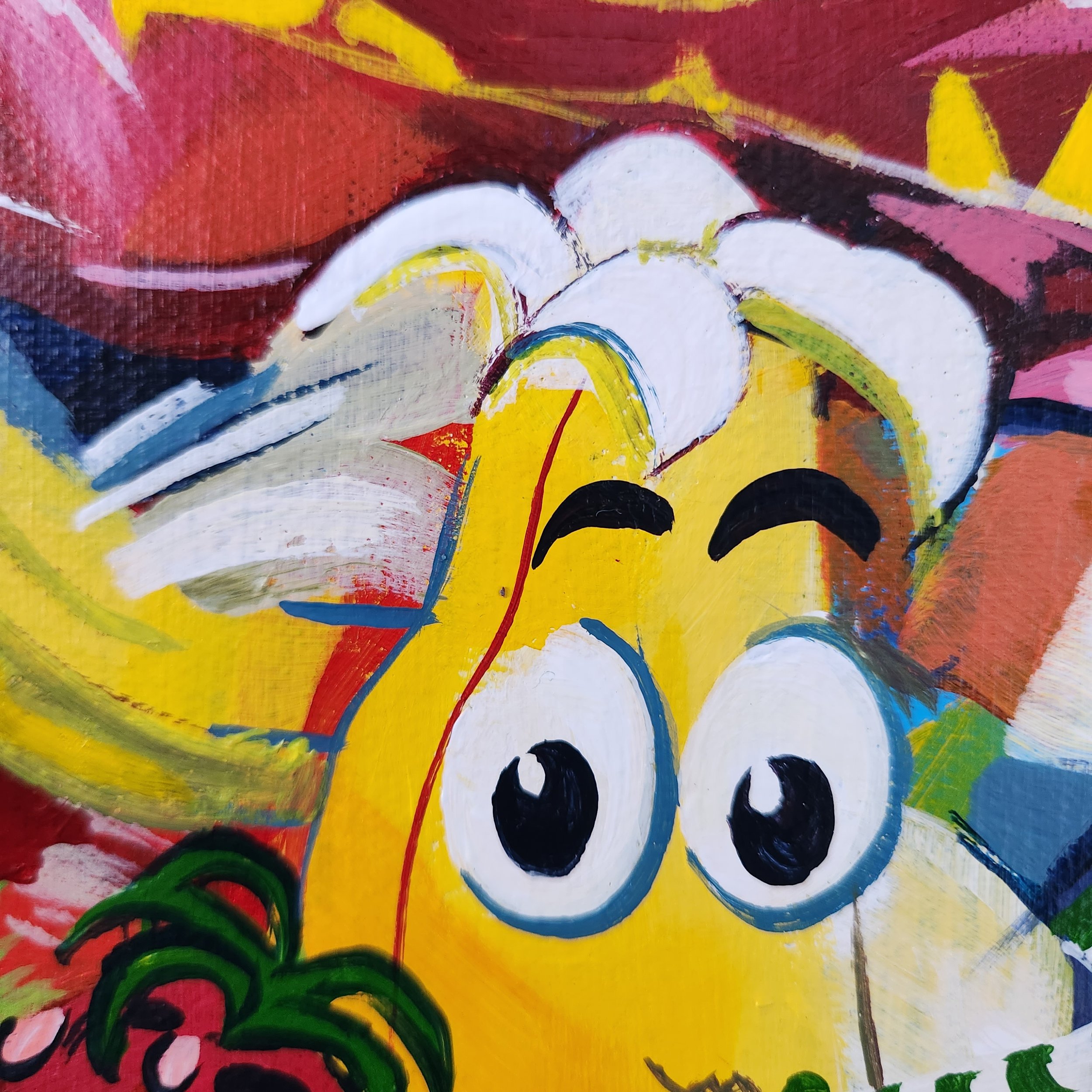 1980s remix Allens lolly artwork close up