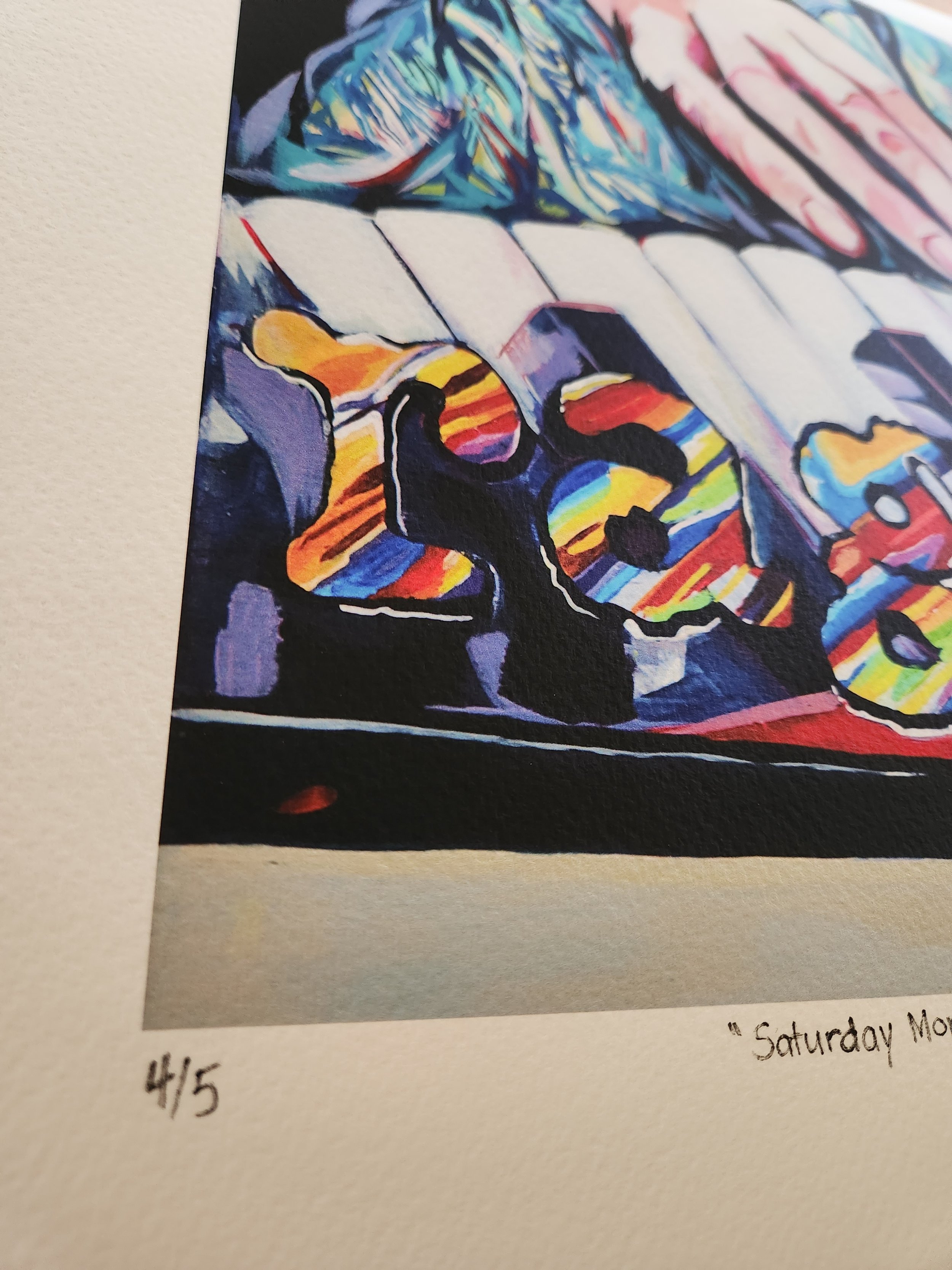 Rage Art Print Close Up
