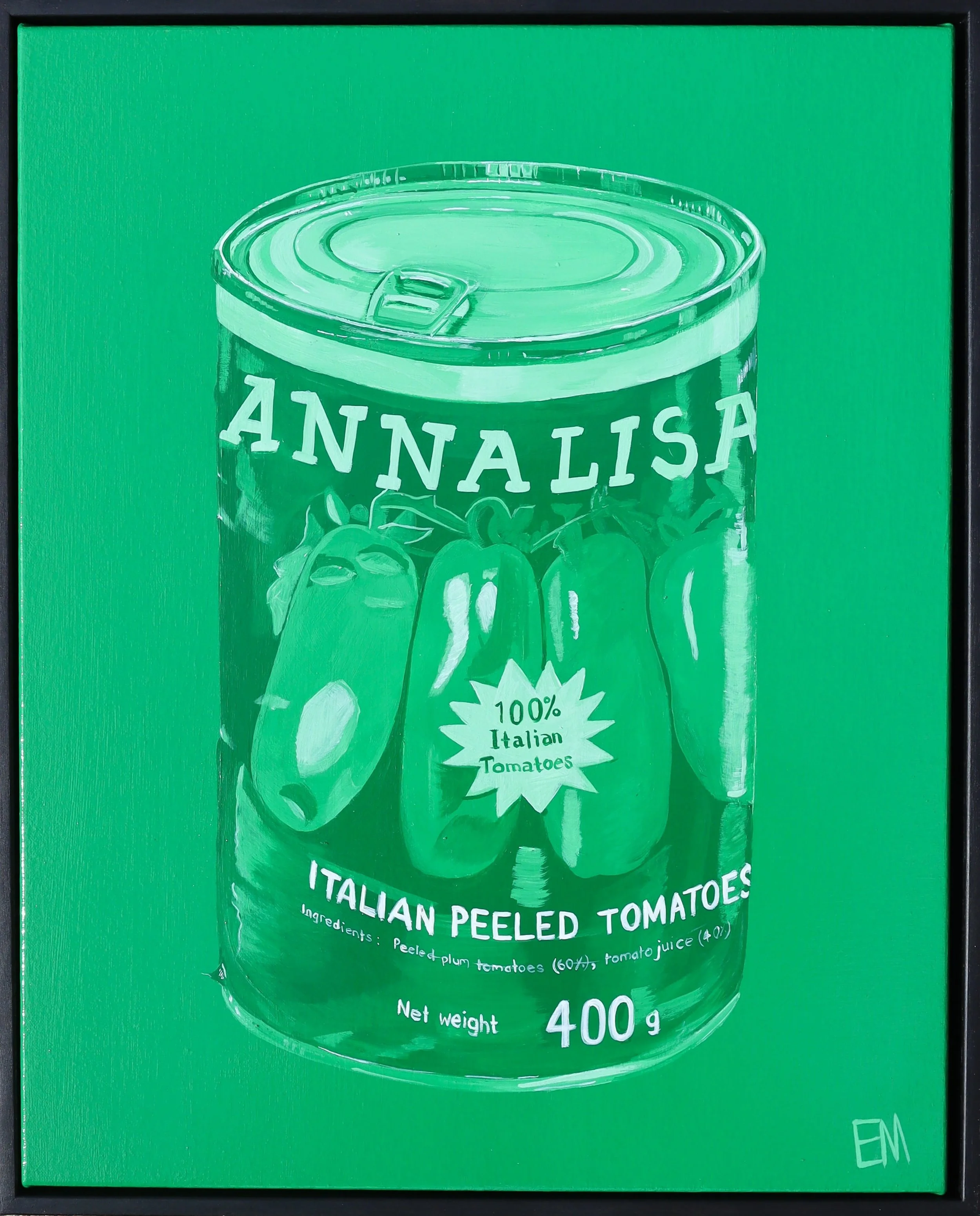 Green Tomatoes Elisha McGuckin Green Painting Tinned Tomatoes