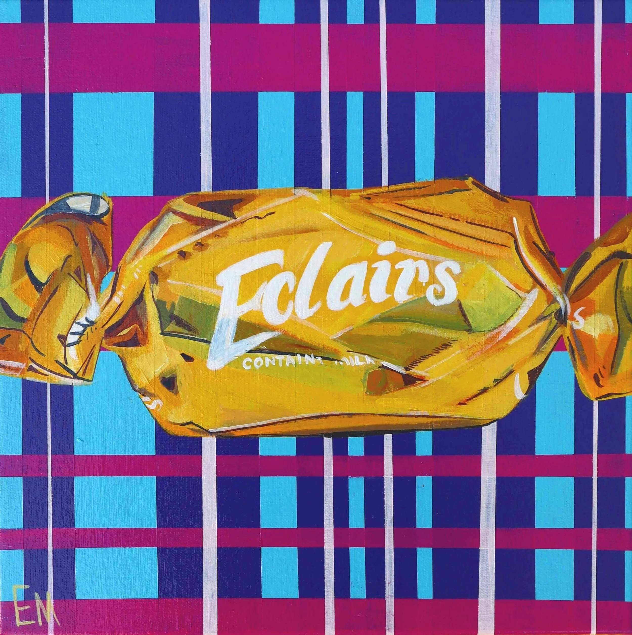 chocolate eclair painting