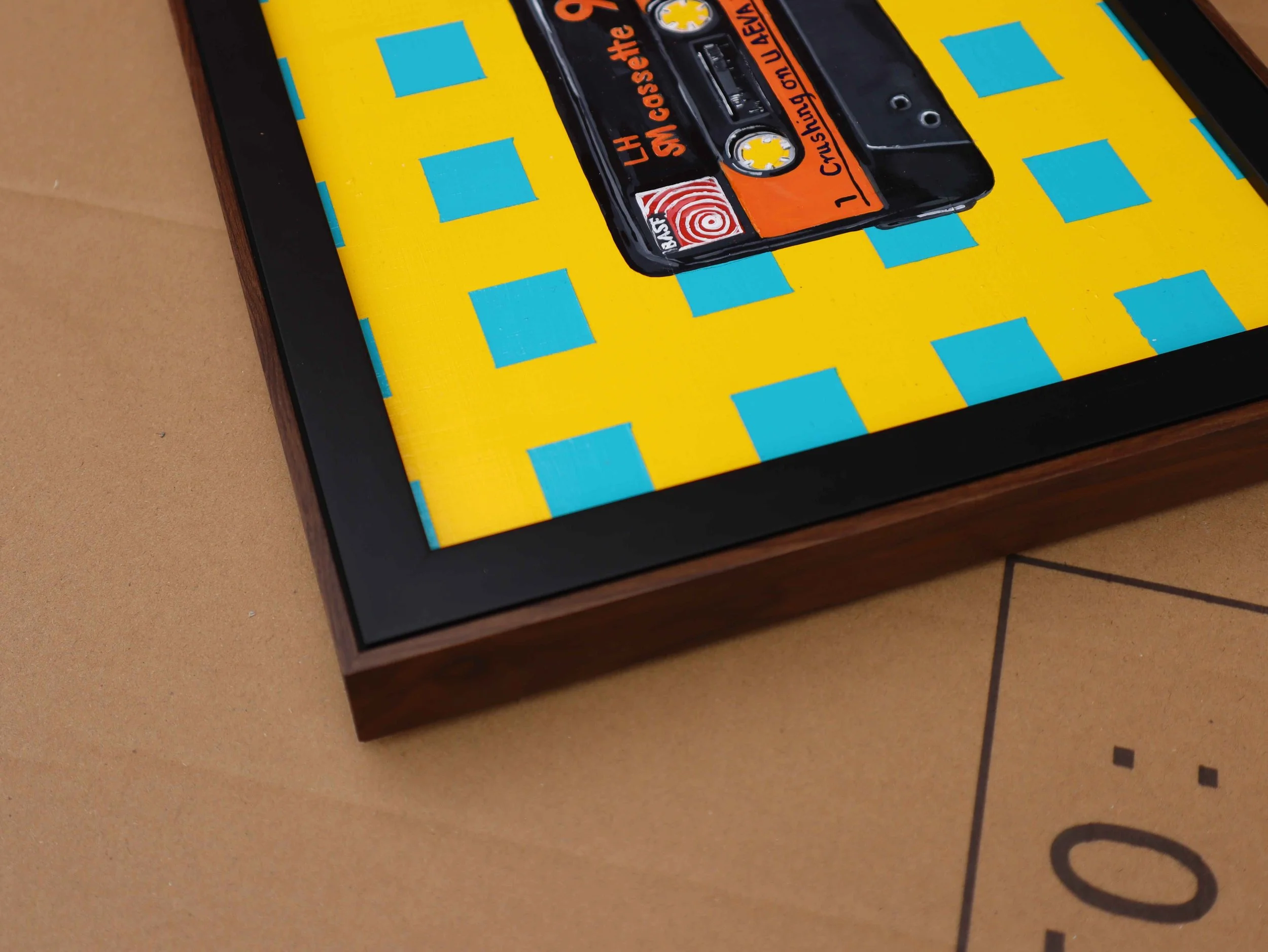 Shop Bright 90s Pop Art Painting Cassette