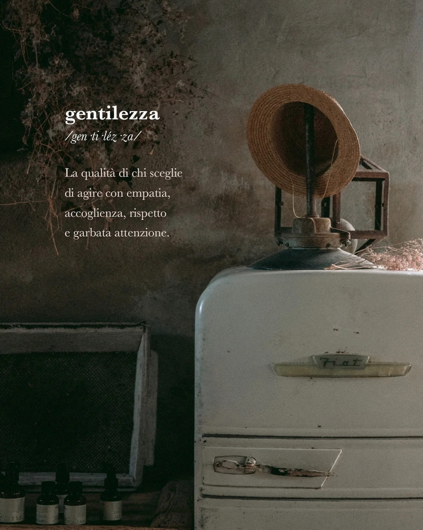 La gentilezza &egrave; un gesto autentico, libero da interessi personali, che nasce dalla volont&agrave; di connettersi e di rendere il mondo un posto migliore. &Egrave; la sensazione di sentirsi accolti senza bisogno di spiegare e di essere amati se