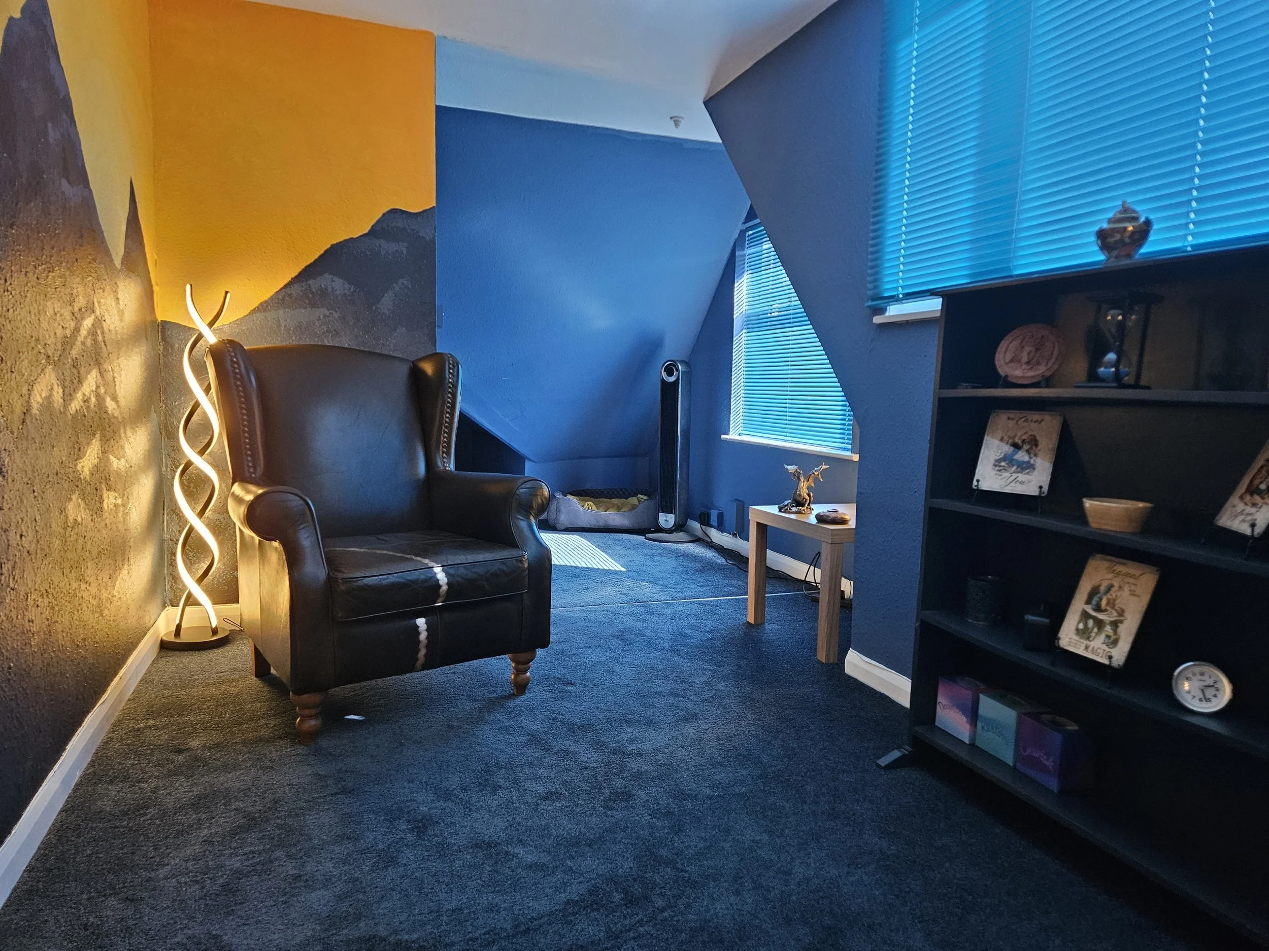 The Loft, therapy room at held, based in Haywards Heath