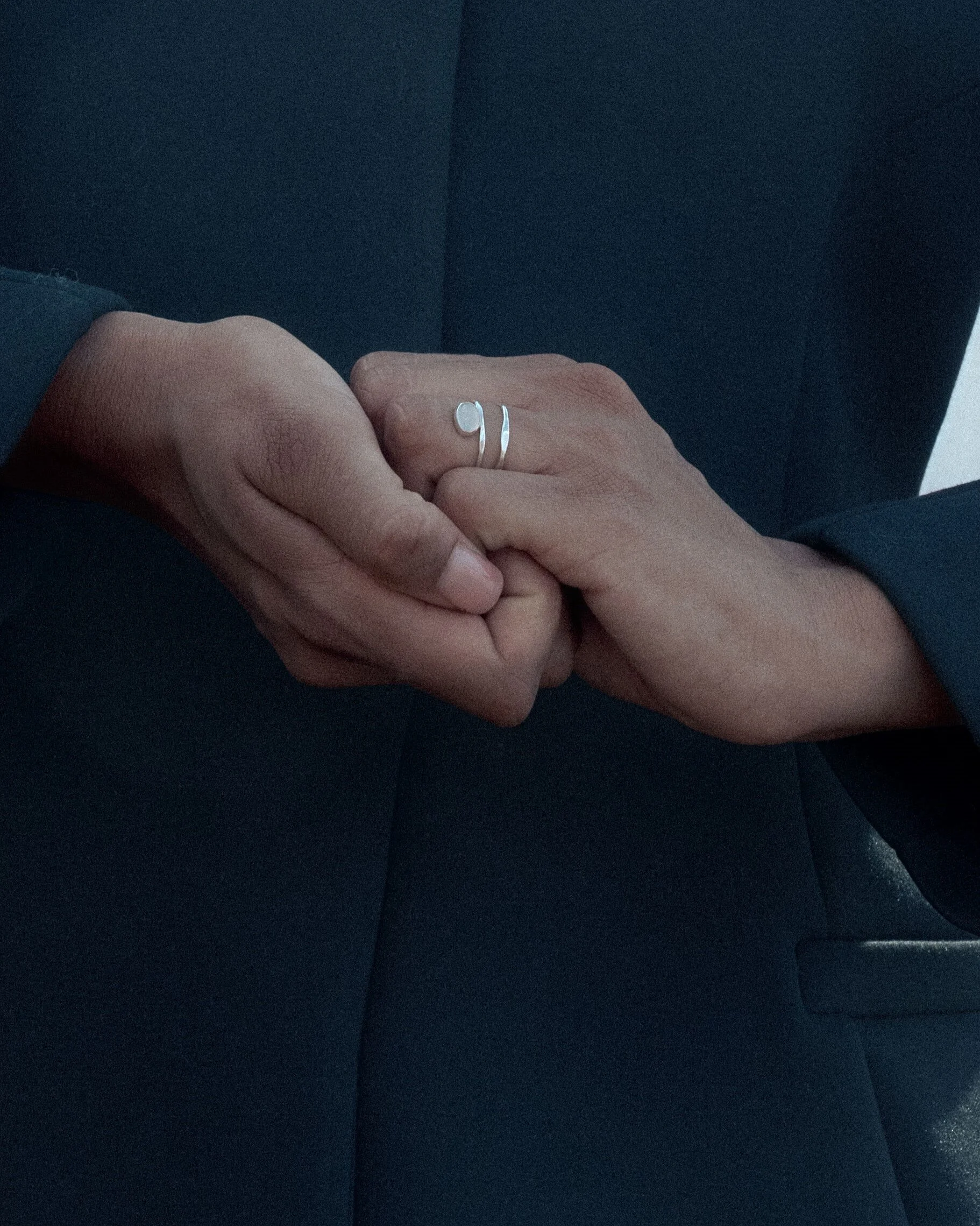 GASPAR WHITE MOONSTONE RING